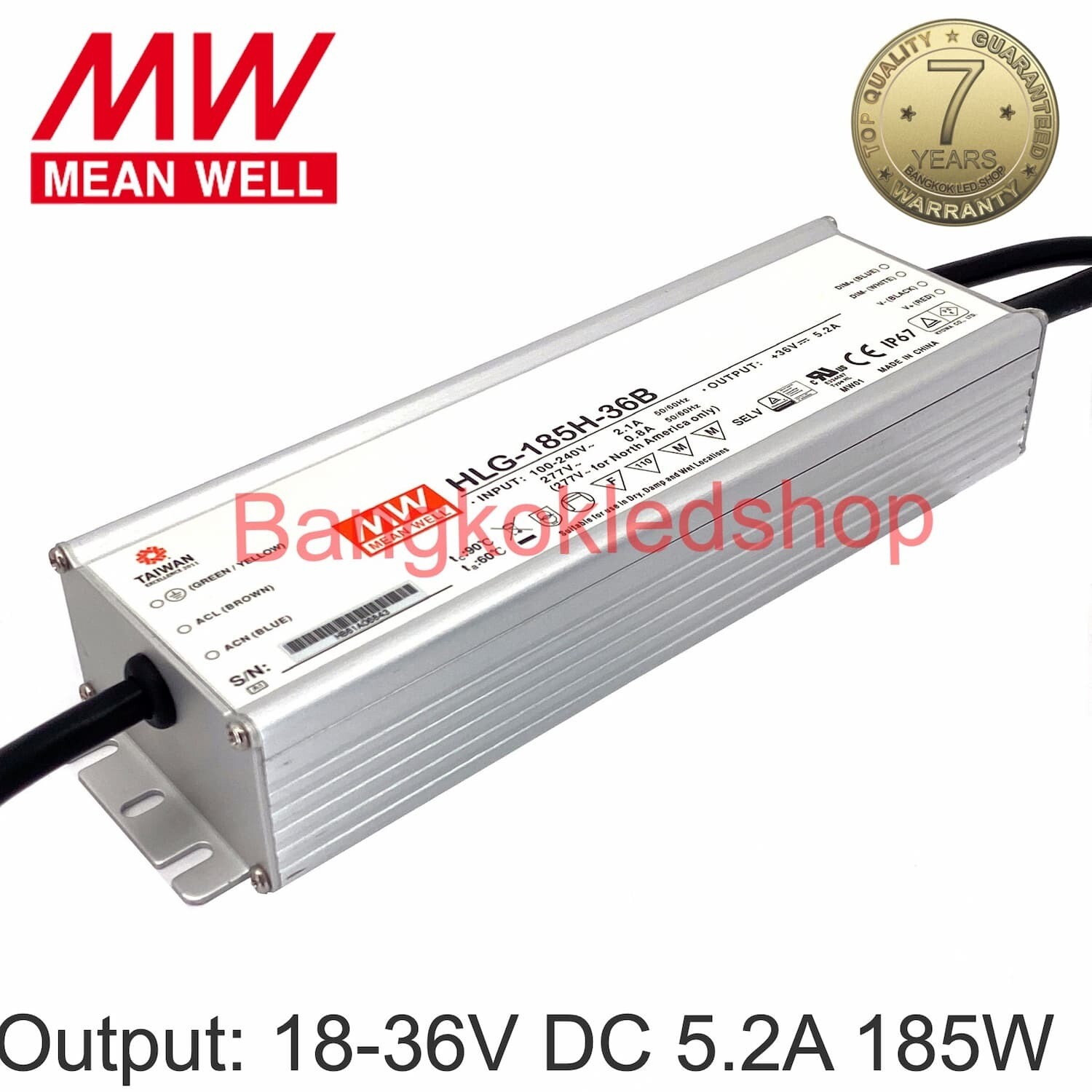 POWER SUPPLY HLG-185H-36B