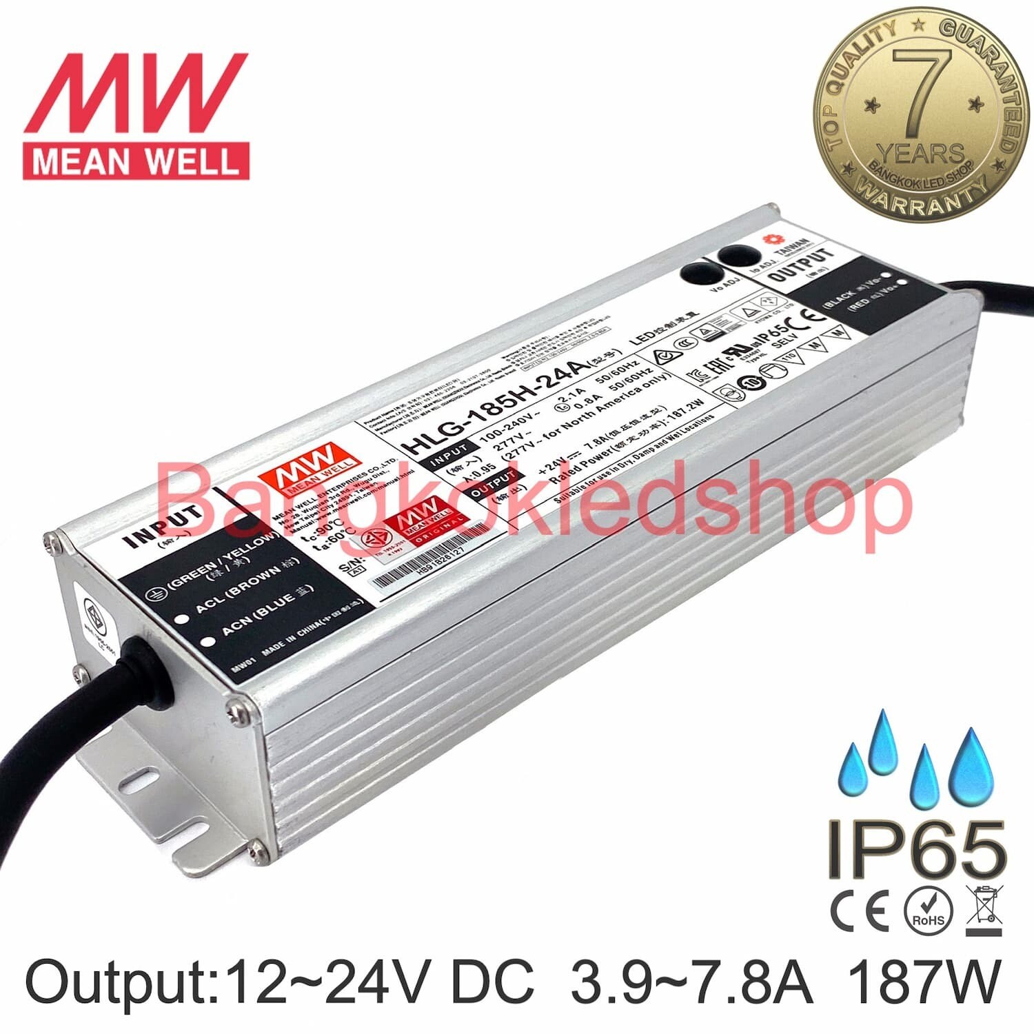 POWER SUPPLY HLG-185H-24A