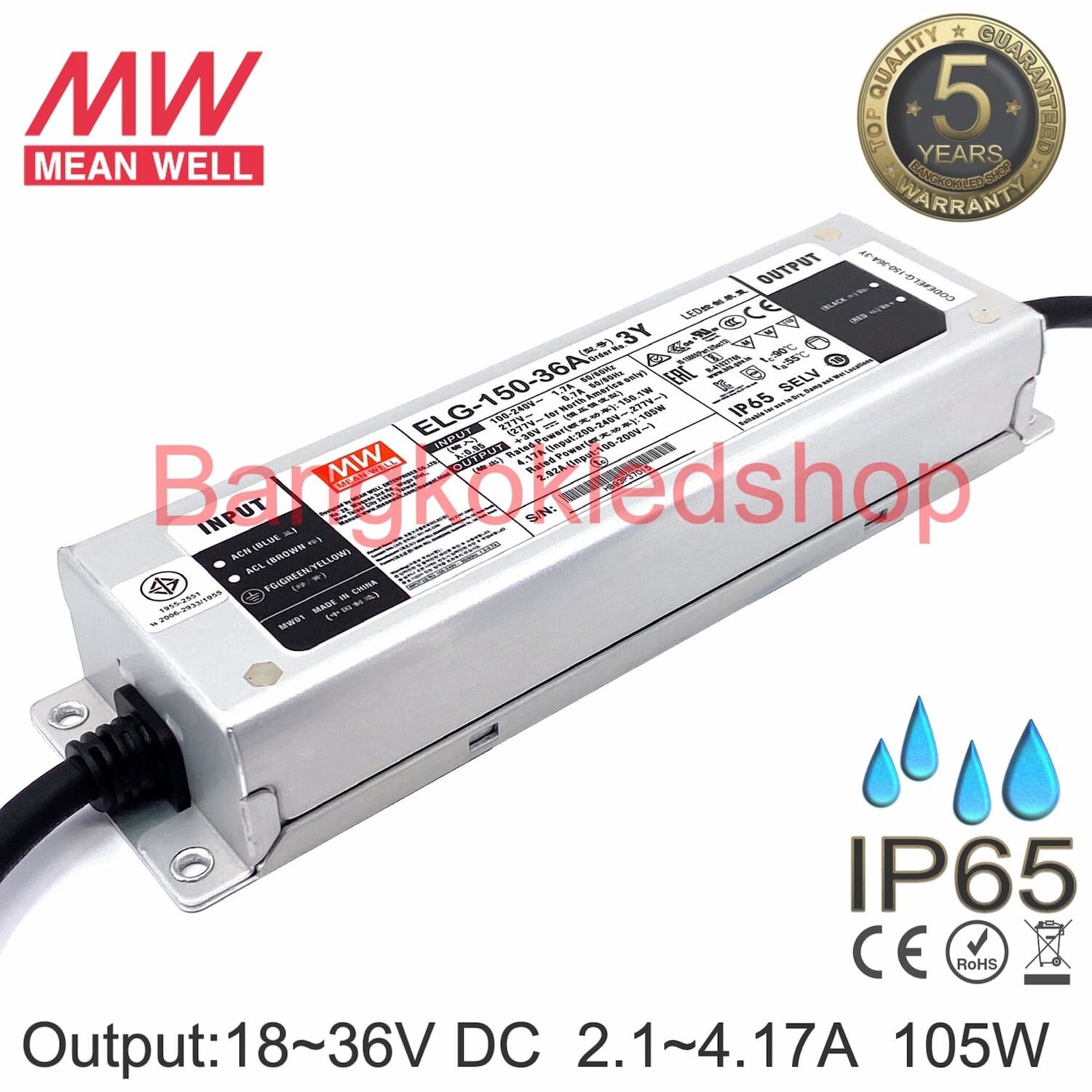 LED DRIVER ELG-150-36A 3Y