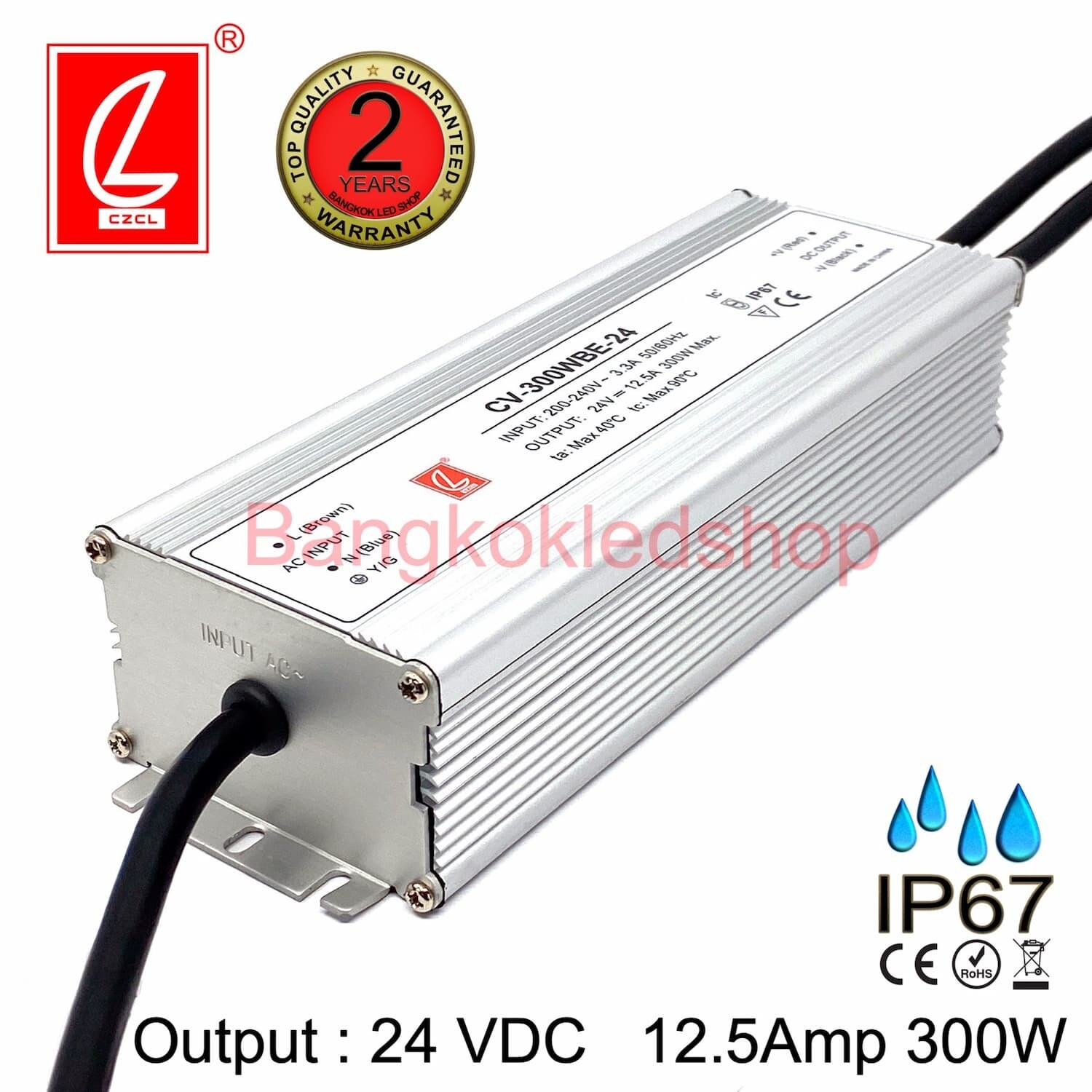 CHUANGLIAN CV-300WBE-24 LED Driver 300W 24V 12.5A CHUANGLIAN CV-300WBE-24 LED Driver 300W 24V 12.5A - BOGDAN LED