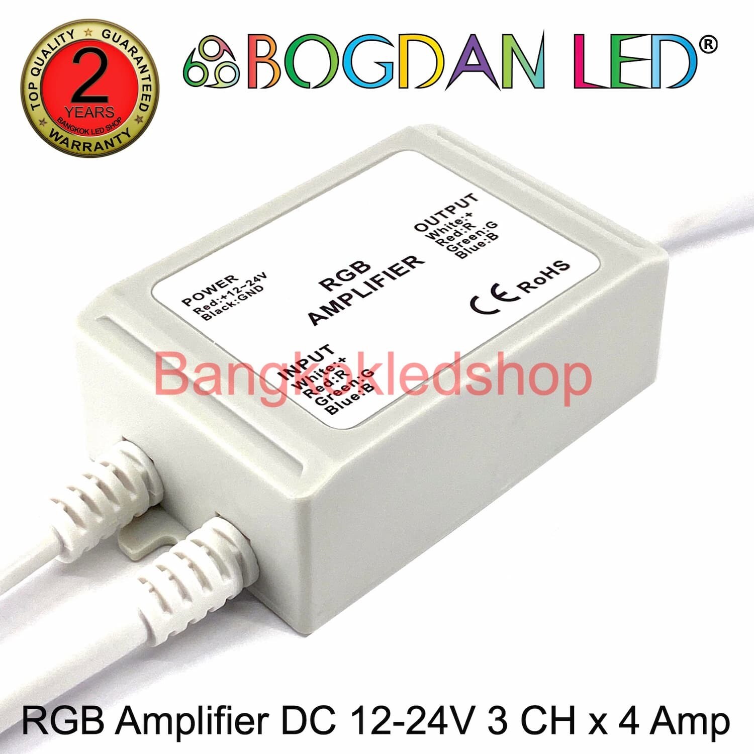 RGB Amplifier DC 12-24V 3CH x 4Amp