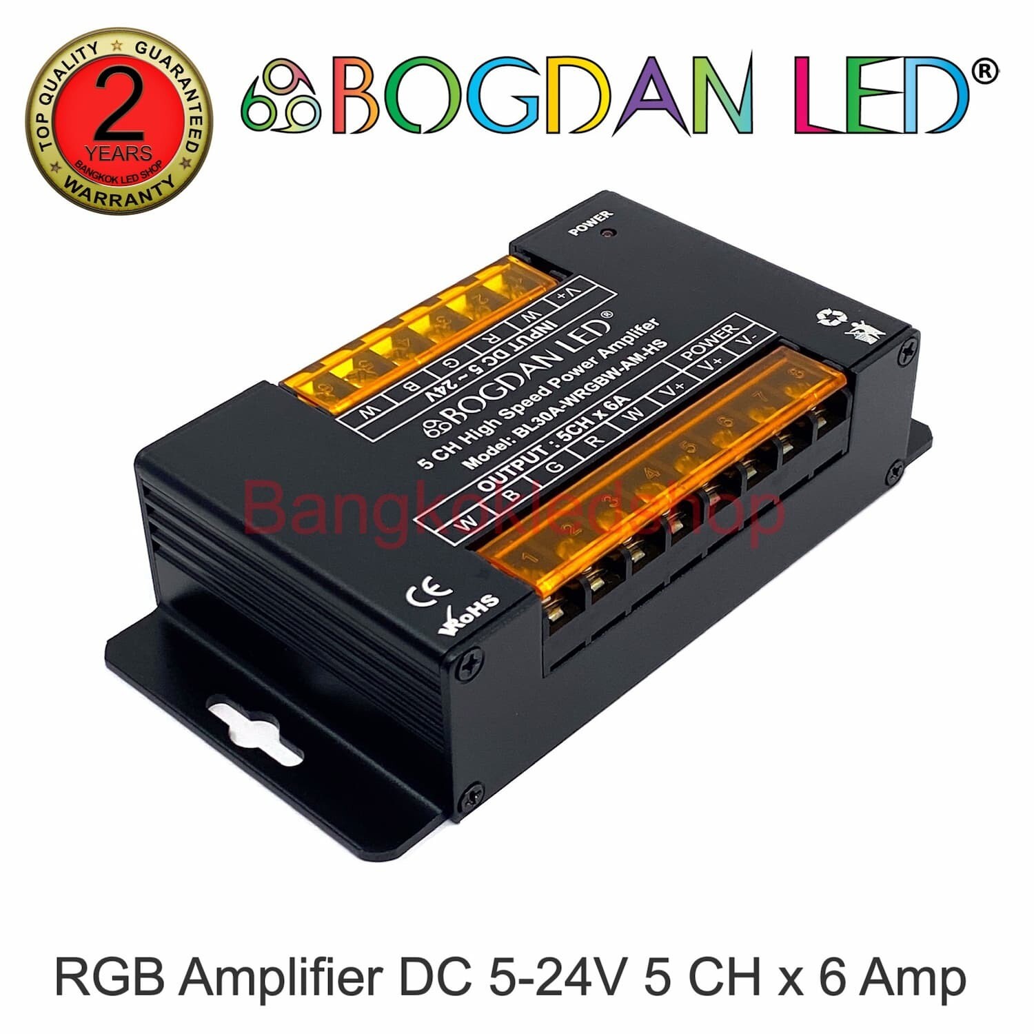 Amplifier WRGBW BL-30A 5CH 5-24V BOGDAN LED Amplifier WRGBW BL-30A 5CH 5-24V BOGDAN LED