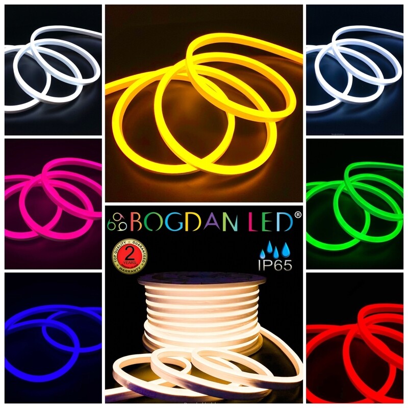 12V IP65 LED Neon Flex 8x16 mm 1 Meters