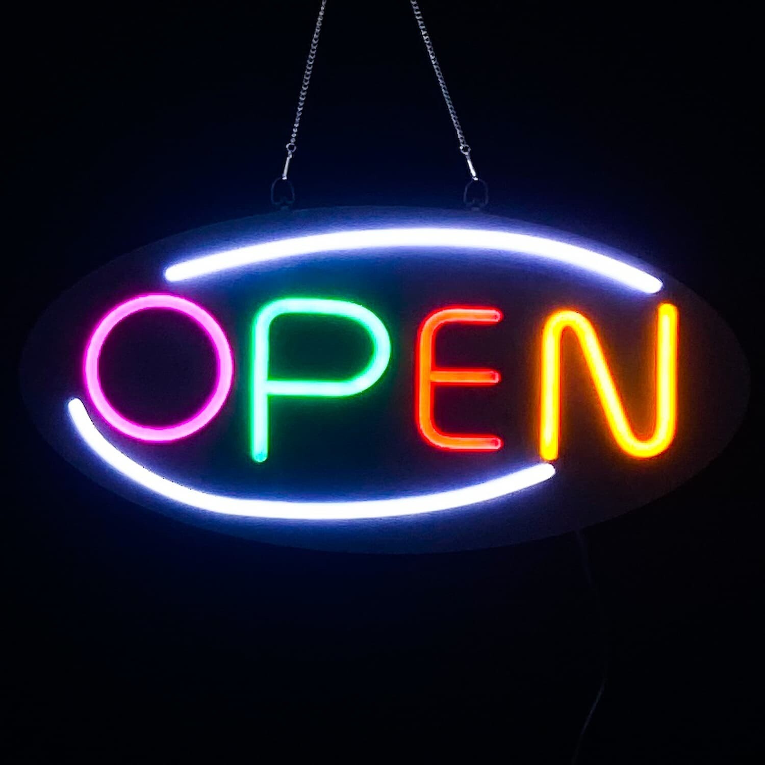 LED NEON SIGN BOARD OPEN  (P/G/R/Y)