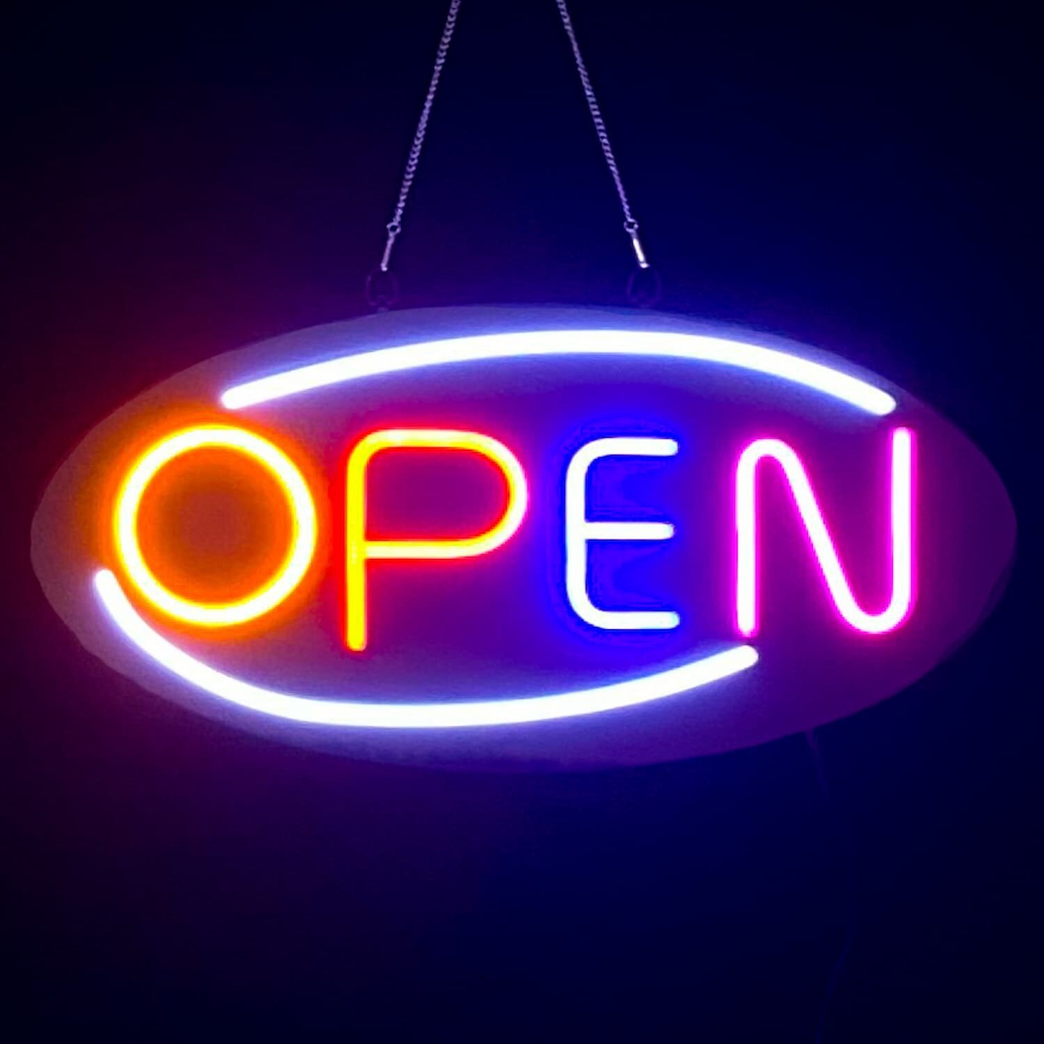 LED NEON SIGN BOARD OPEN  (Y/R/B/P)
