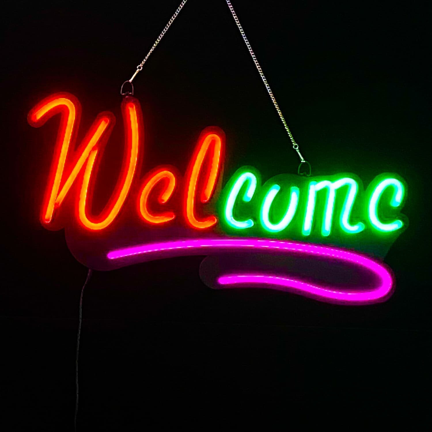 LED NEON SIGN BOARD Welcome