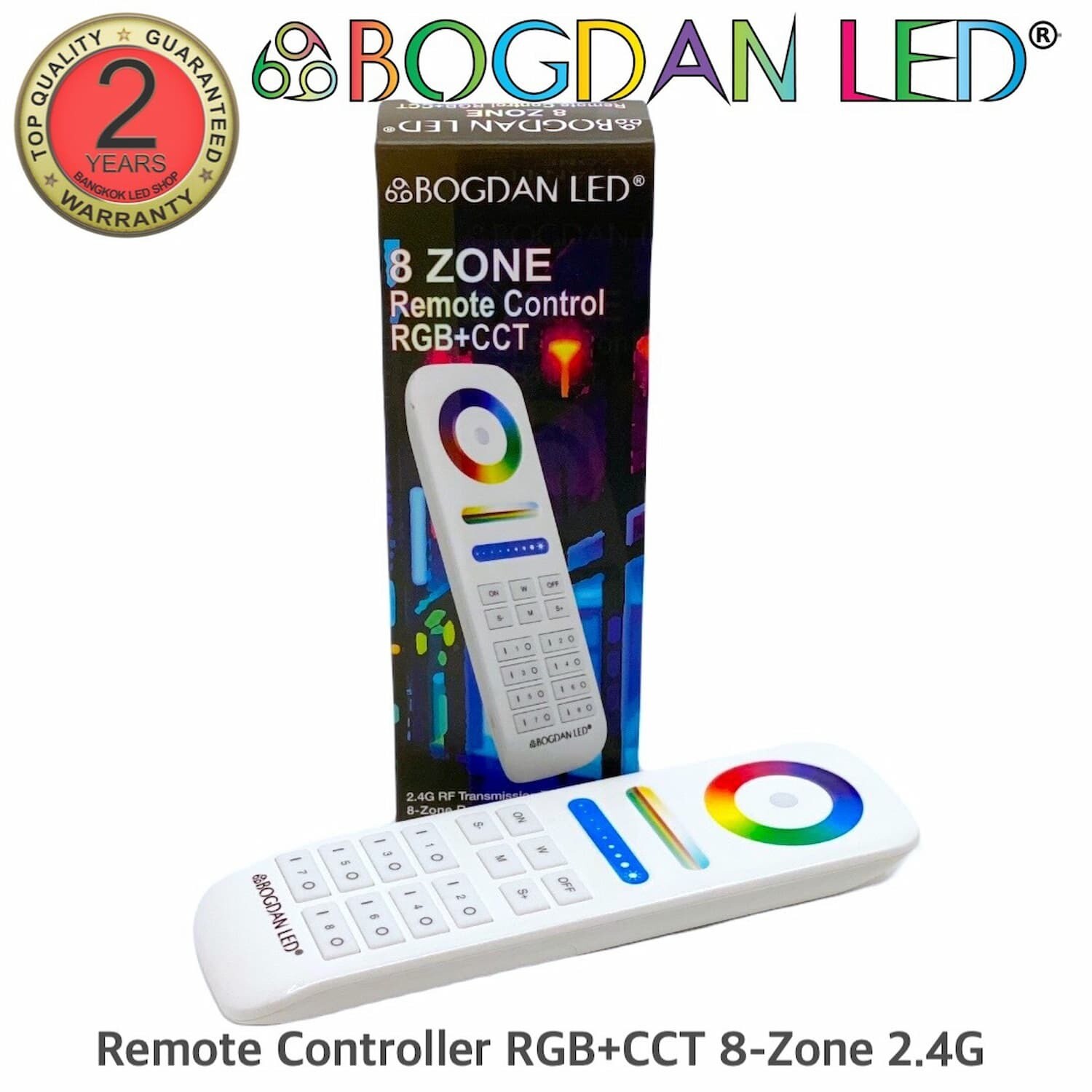 8 Zone RGB-CCT Remote Controller BOGDAN LED