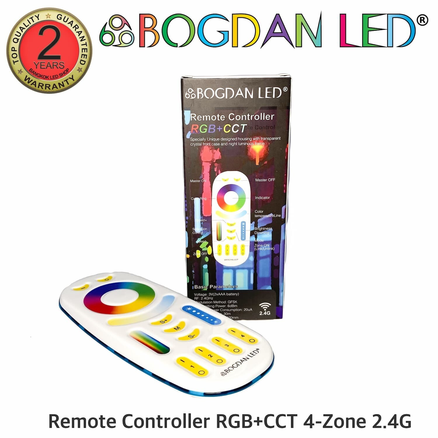 4 Zone RGB+CCT Remote Controller BOGDAN LED 4 Zone RGB+CCT Remote Controller BOGDAN LED