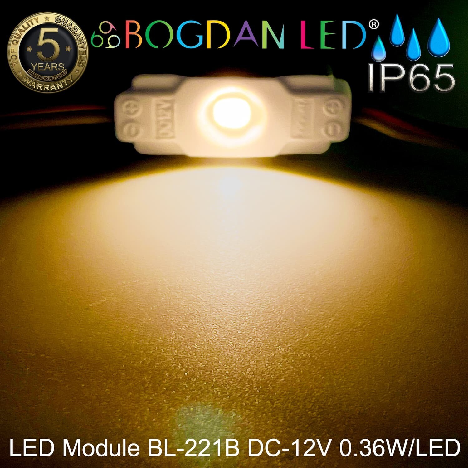 Led Module 2835 BL-221B-WW Warm White 3000K 12V 0.36W
