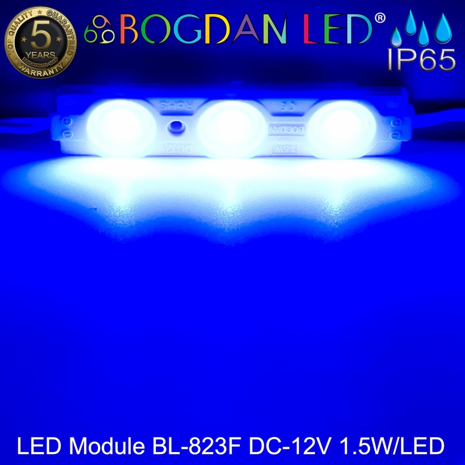 LED Module BL-823F-B Blue 12V 1.5W
