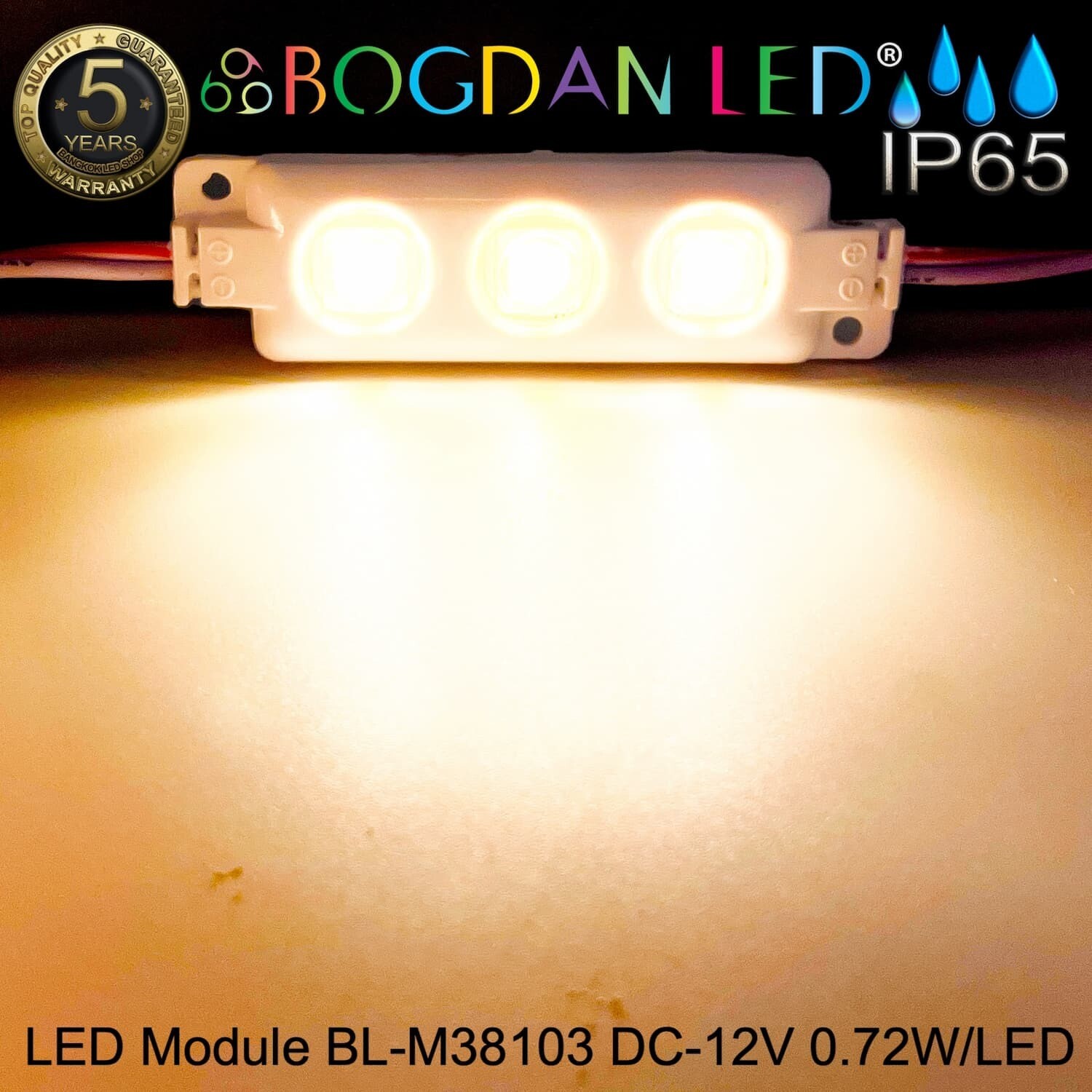 LED Module 5050 BL-M38103BF-50T-3-WW 2900-3000K  12V 0.72W