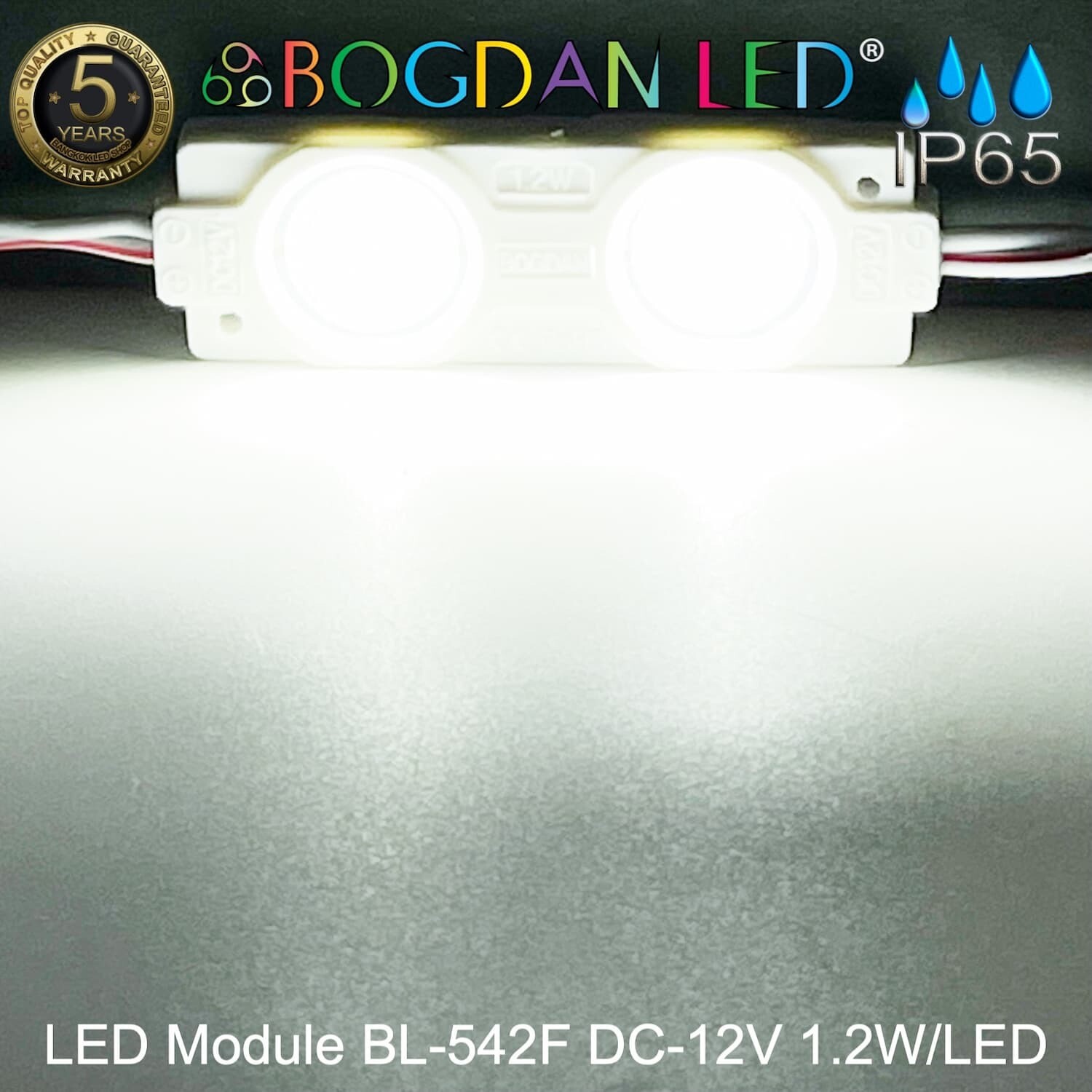 Led Module 2835 BL-542F-W White 6000K 12V 1.2W Led Module 2835 BL-542F-W White 6000K 12V 1.2W