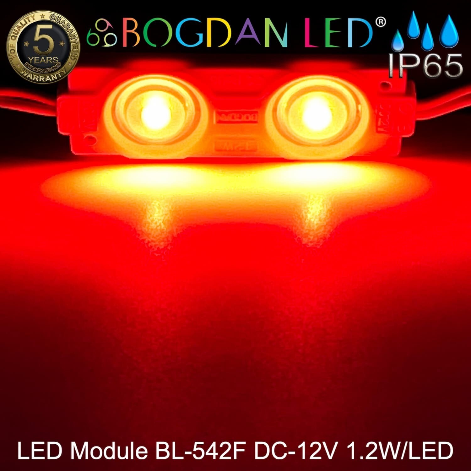 Led Module 2835 BL-542F-R  Red 12V 1.2W