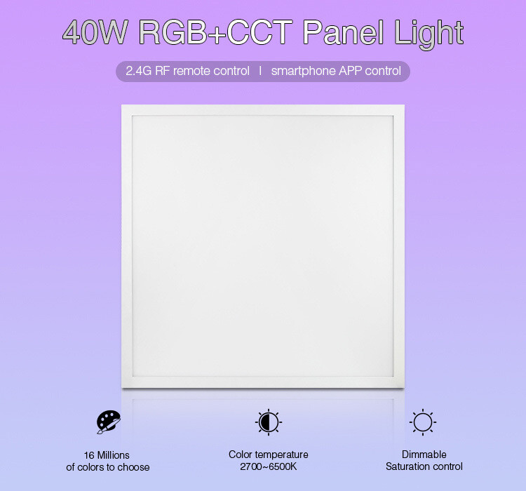 LED Panel-Light RGB+CCT 40W