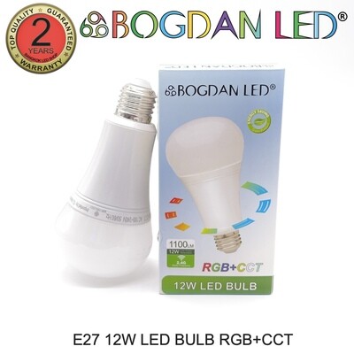 LED Bulb RGB+CCT 12W 220V BOGDAN LED