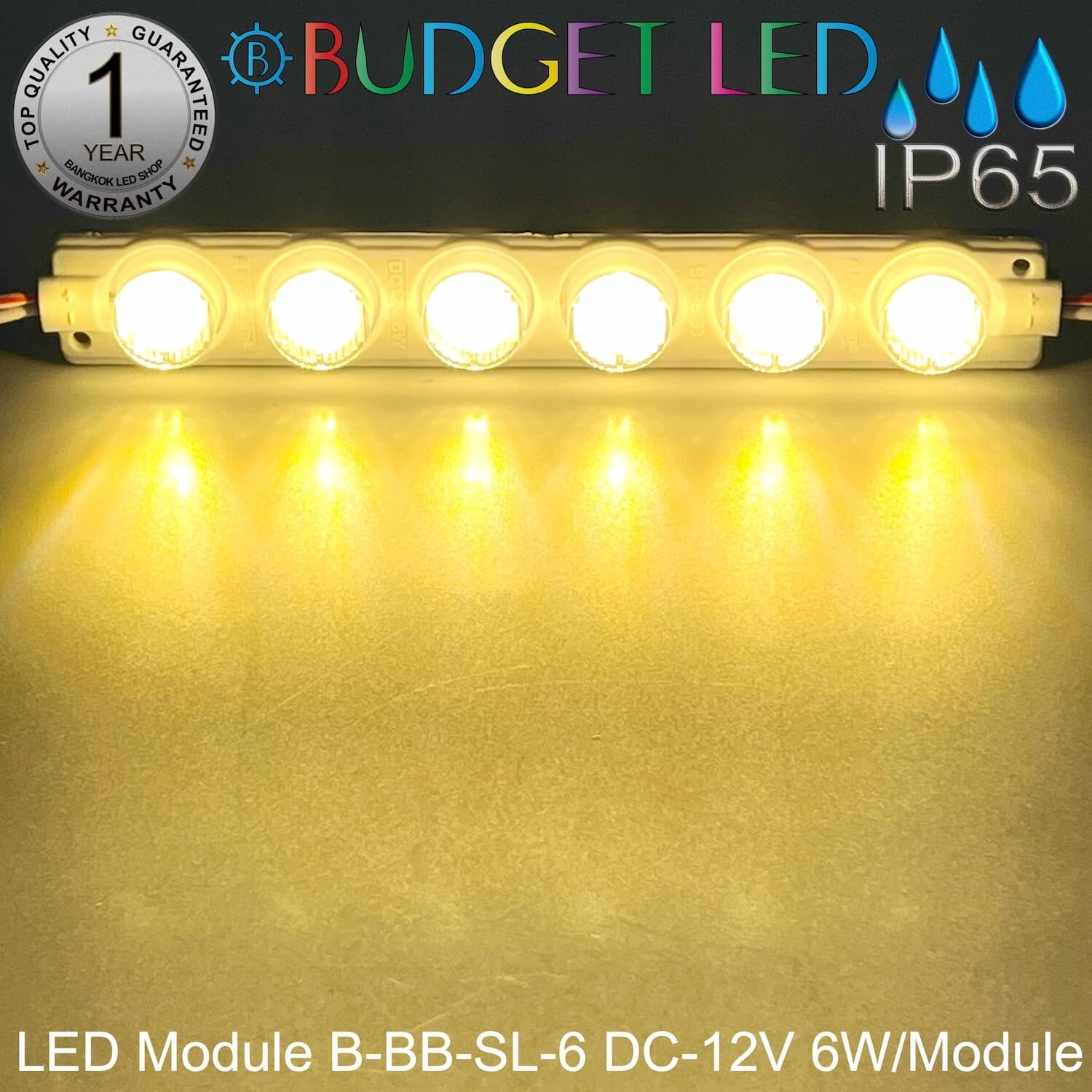 LED Module B-BB-SL-6-WWT  Warm White3200K DC12V 6W