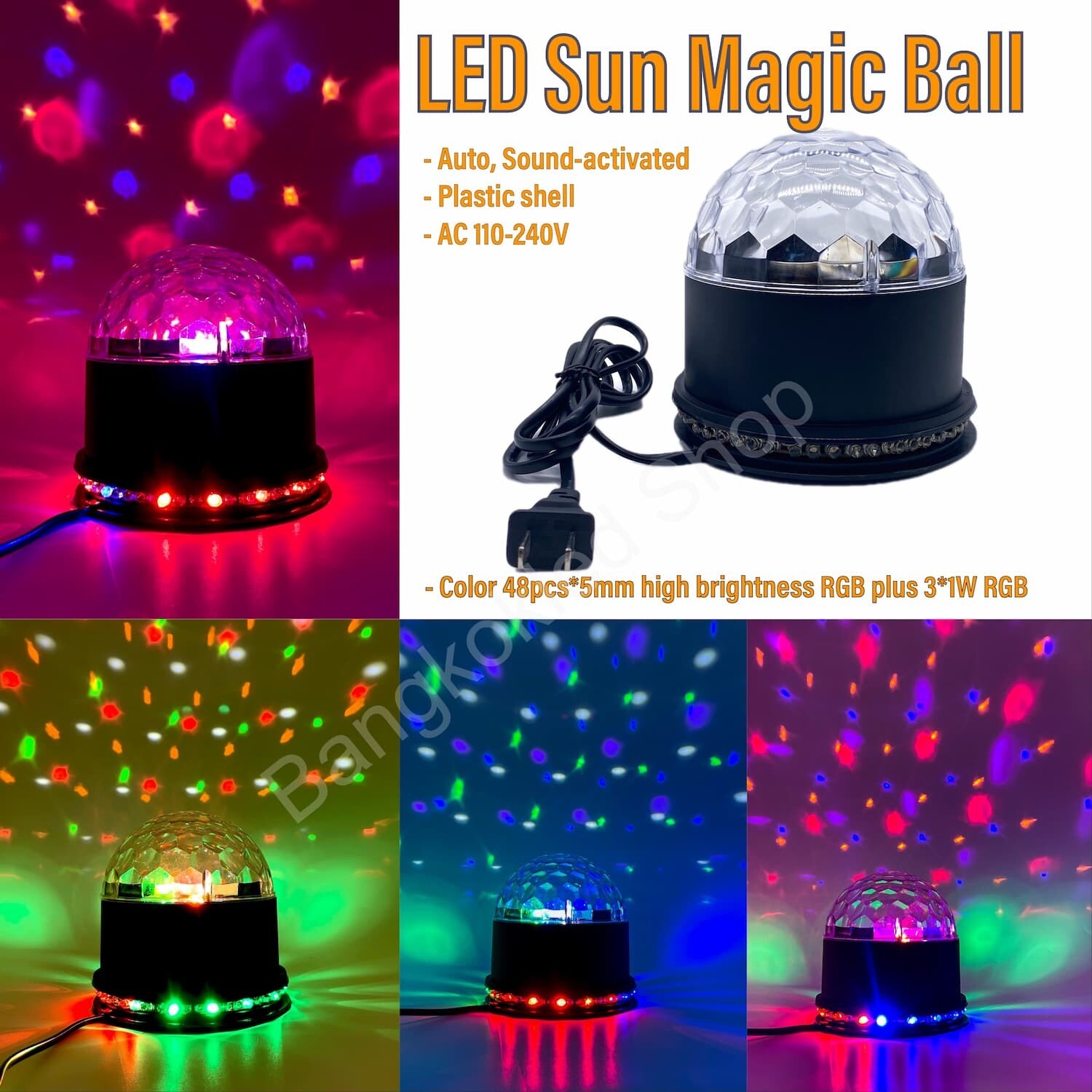 LED Sun Magic Ball AC100-240V