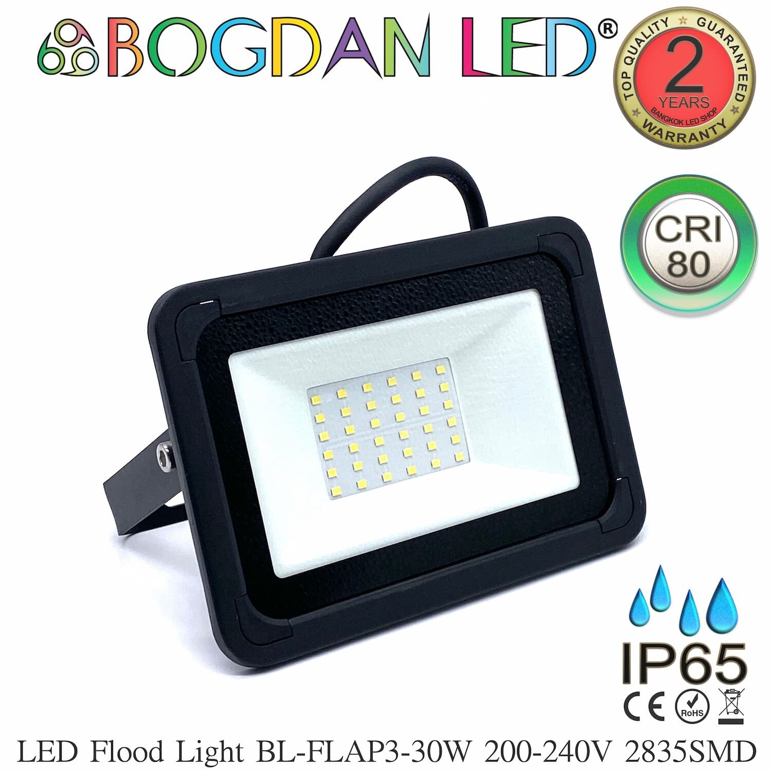 LED Flood light BL-FLAP3-30W 6500K AC-220-240V BOGDAN LED