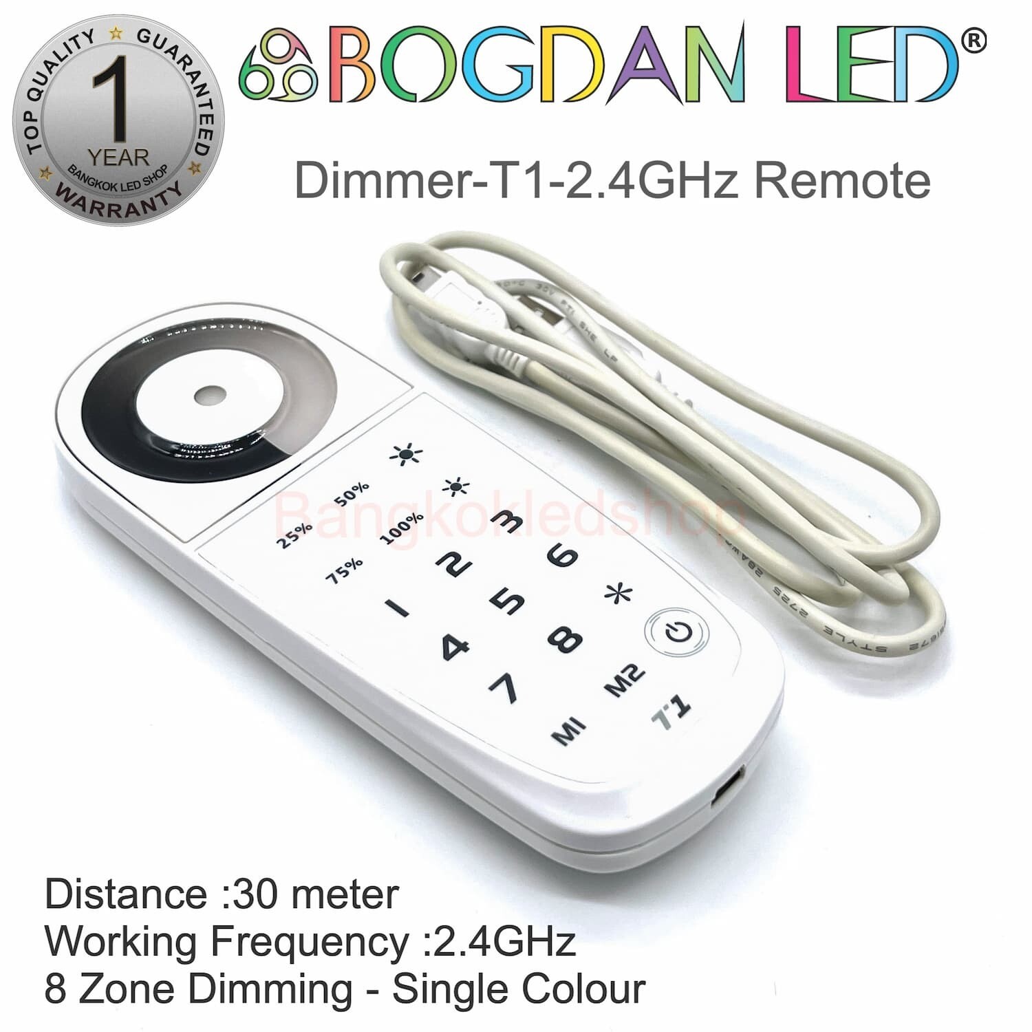 Dimmer-T1-2.4G Remote Single Color
