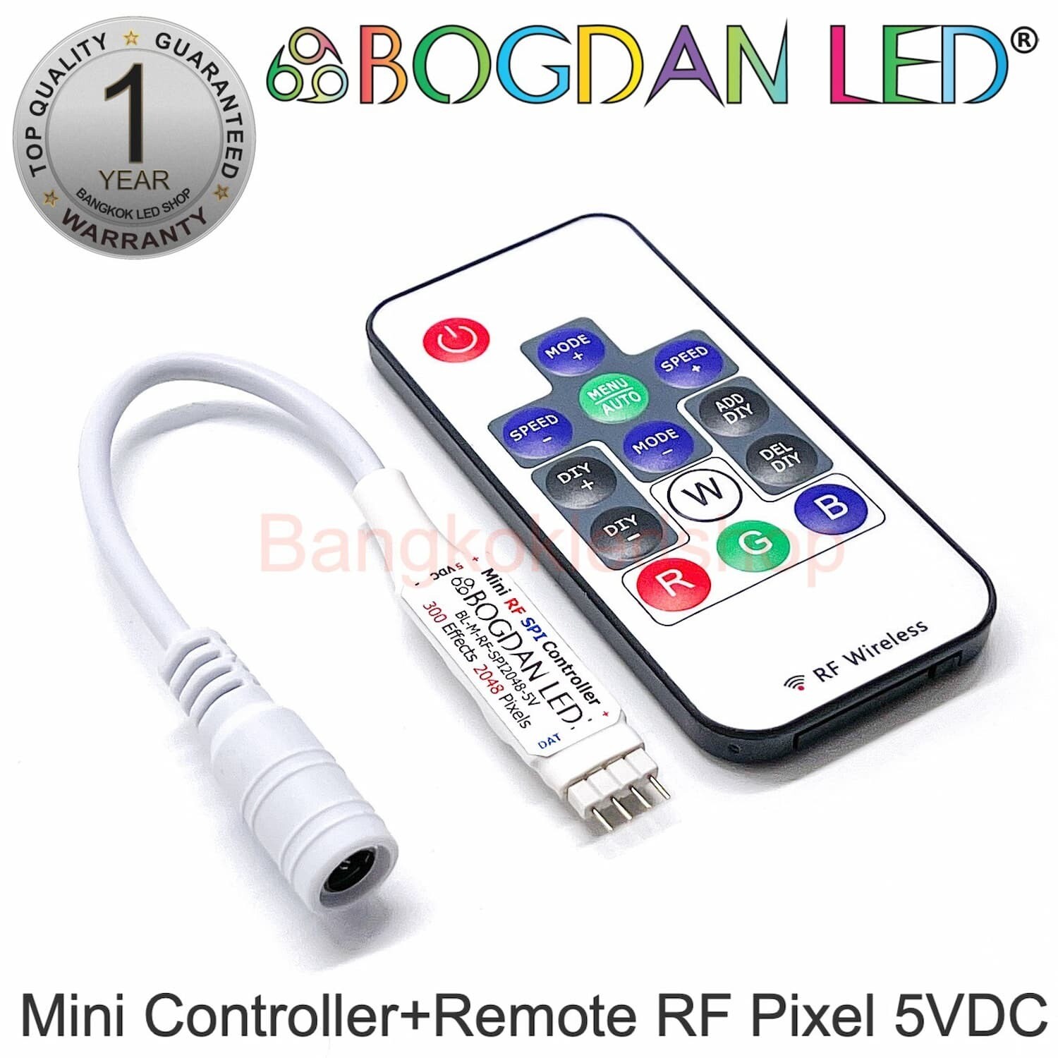 Mini Controller+Remote RF Pixel 5V DC