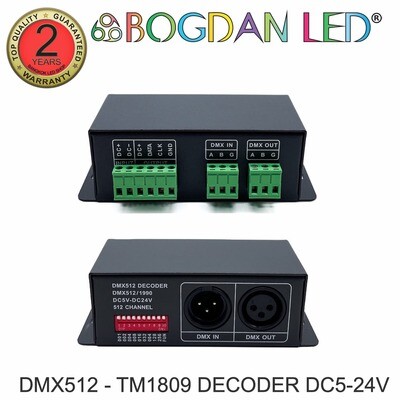 SPI DMX512 DECODER LT-DMX-1809