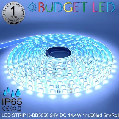 LED STRIP K-BB5050-9000K DC-24V IP65 BUDGET LED