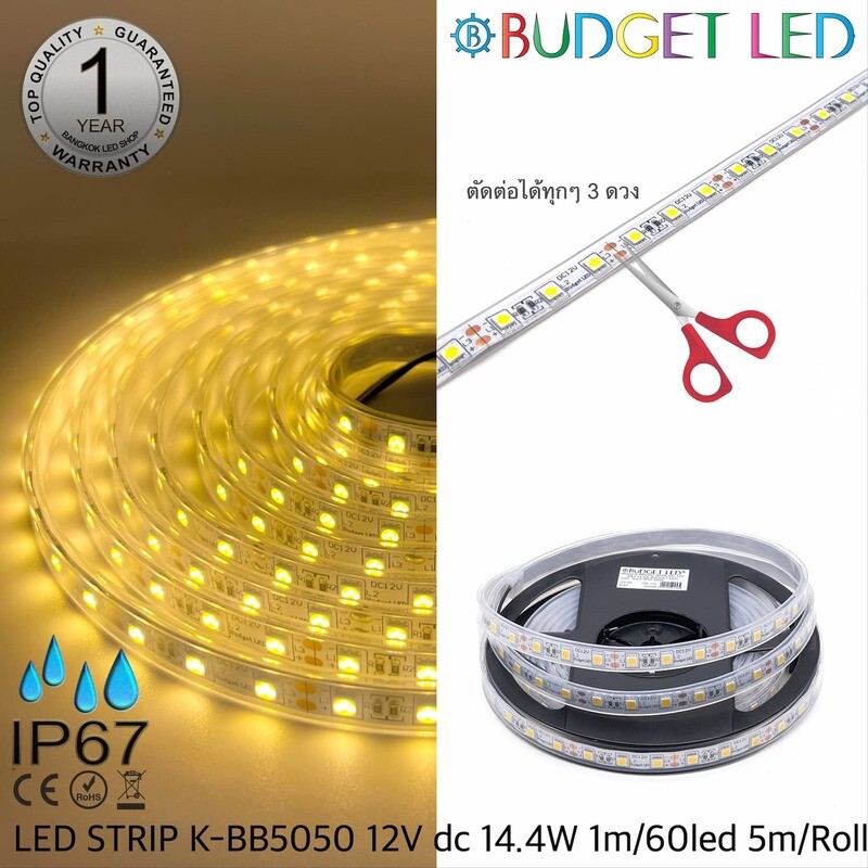 5050 SMD LED STRIP IP67