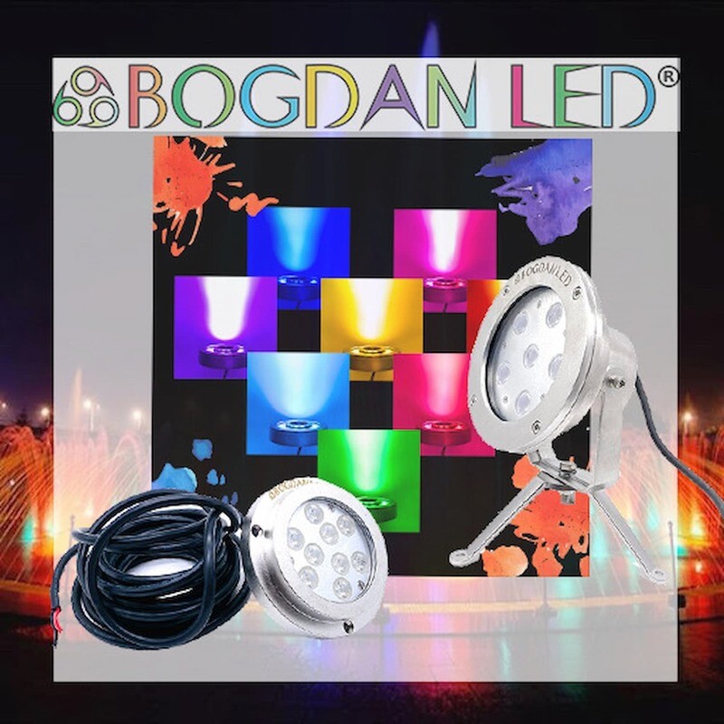 LED Underwater Swimming Pool Light IP68 SS316