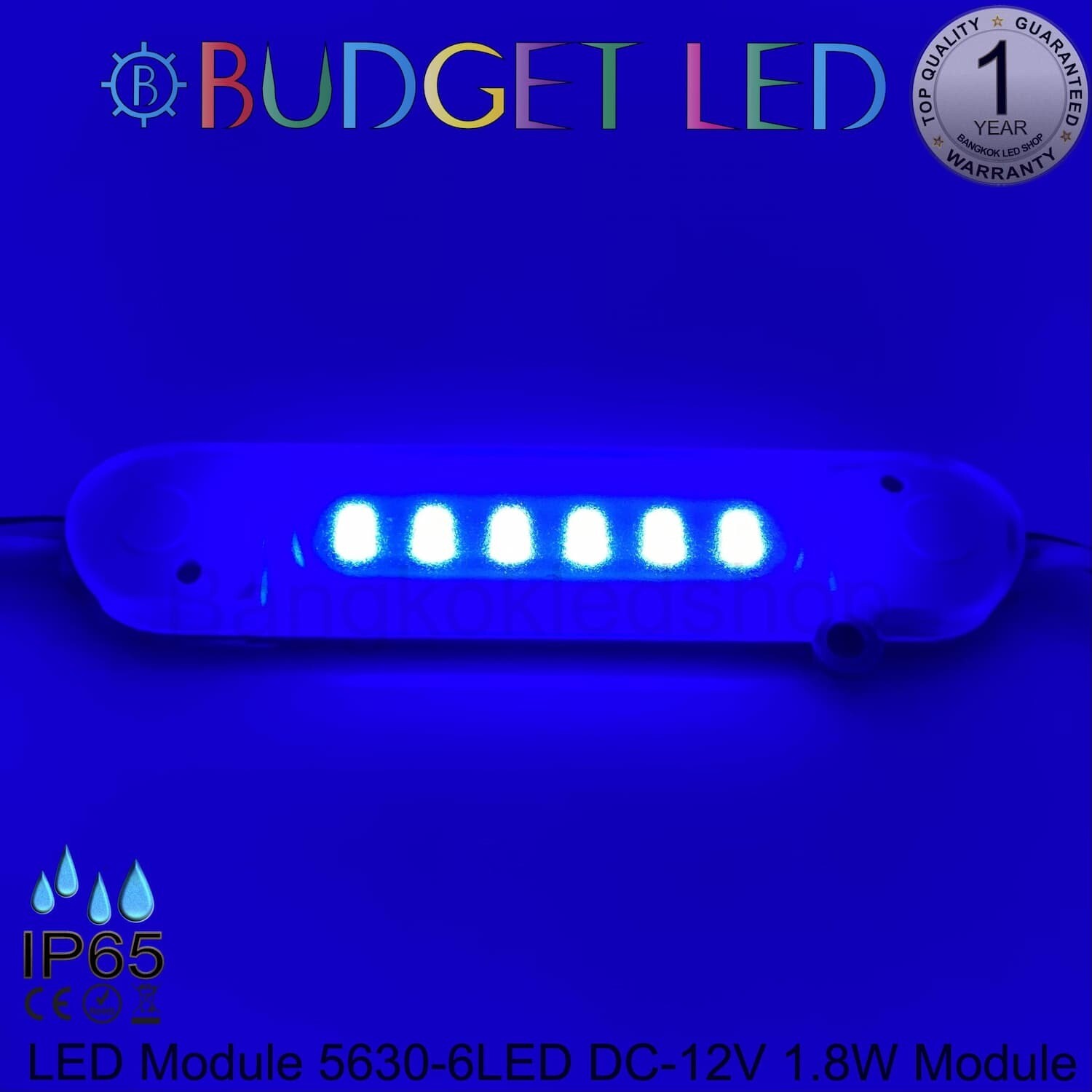 Led Module 1.8W 5630-6Led Blue 12V