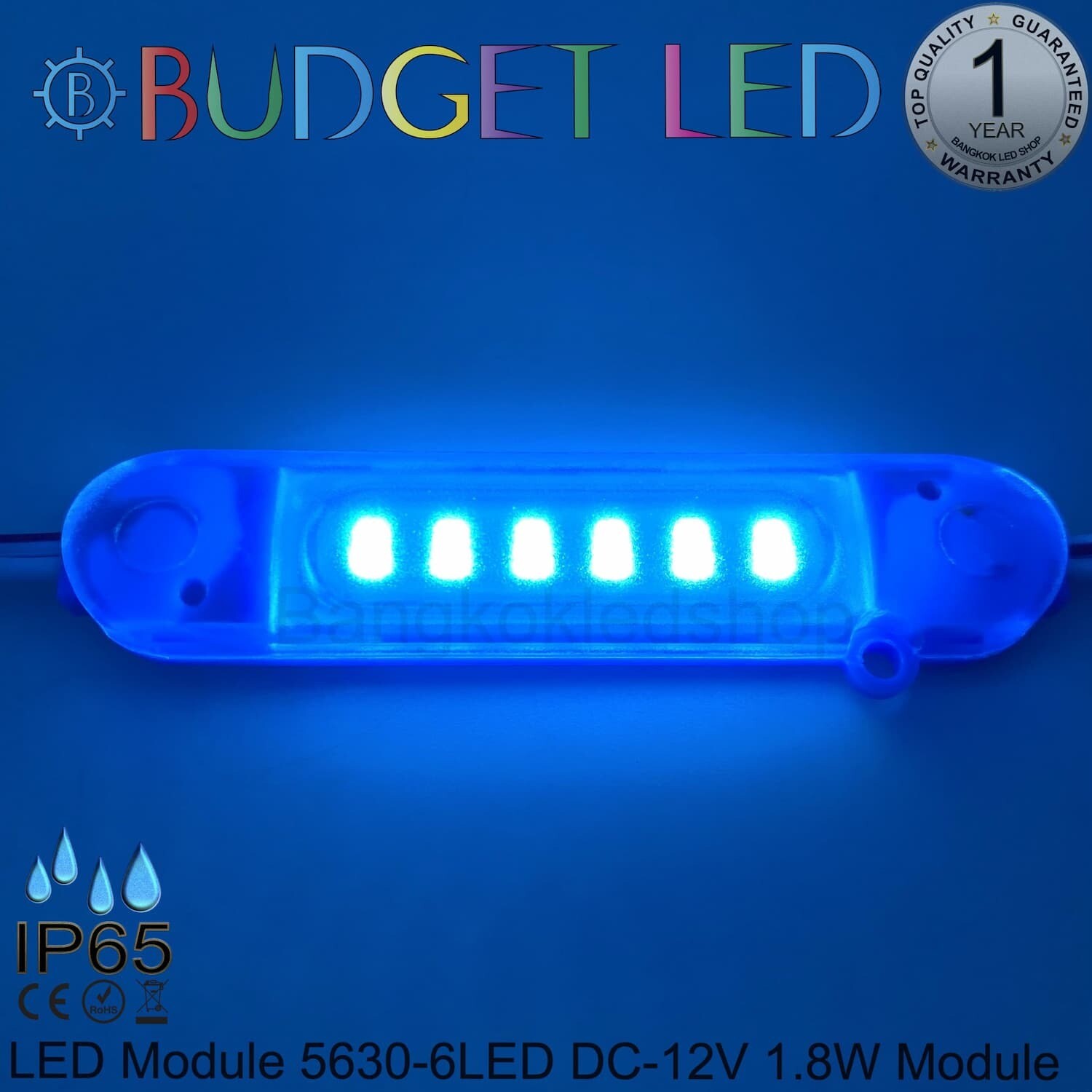Led Module 1.8W 5630-6Led Ice Blue 12V