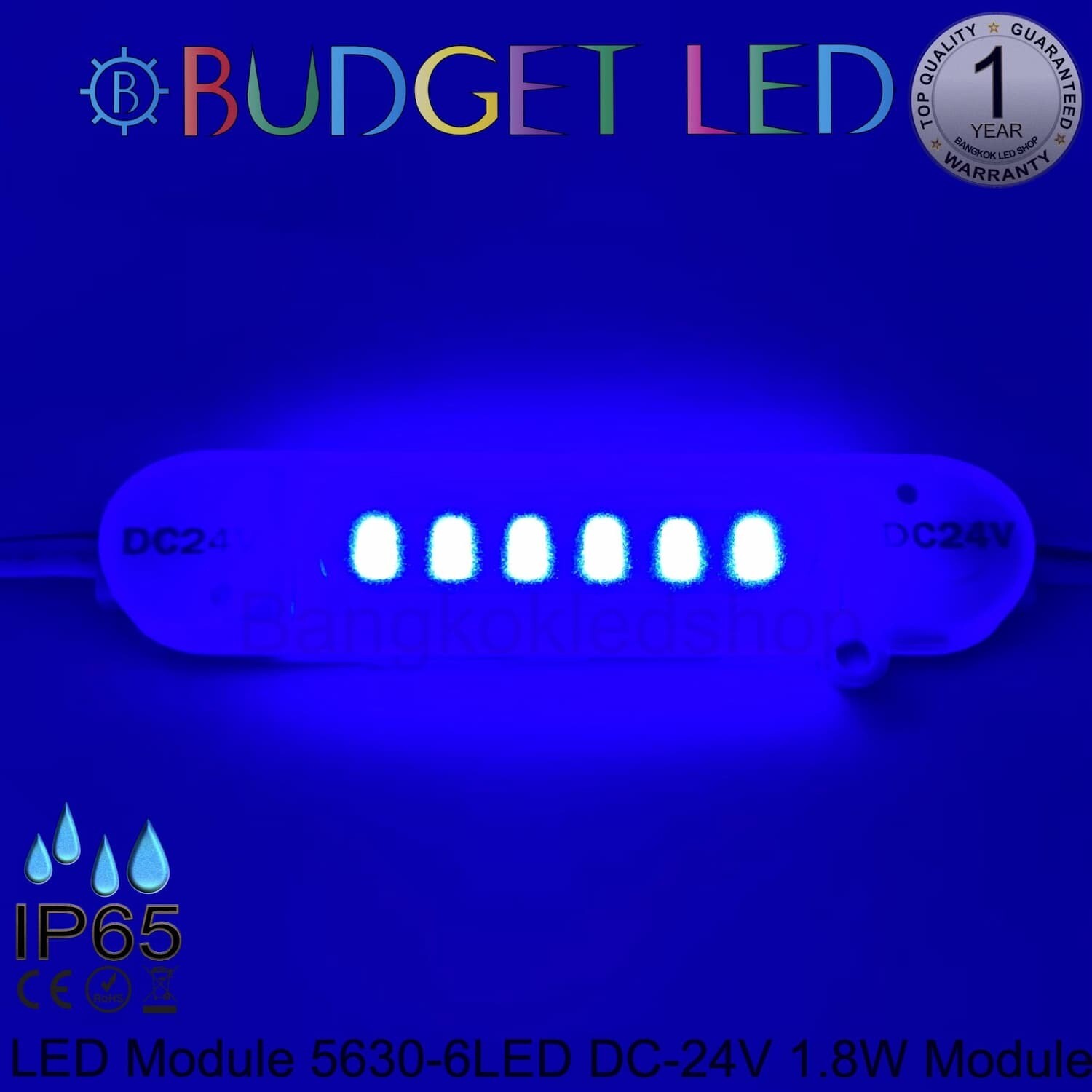 Led Module 1.8W 5630-6Led Blue 24V