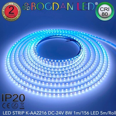 LED STRIP K-AA2216-156-10000K DC-24V IP20 BOGDAN LED
