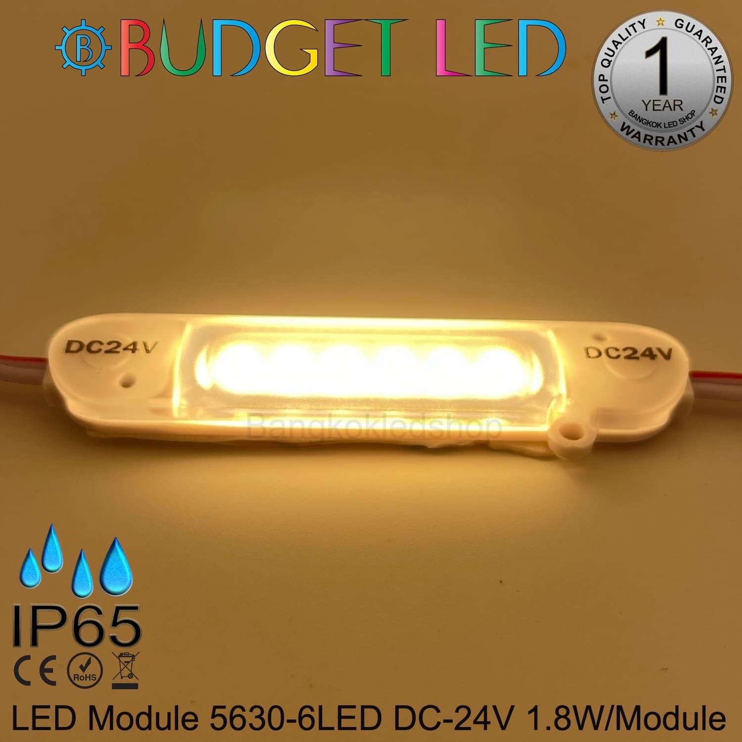 Led Module 1.8W 5630-6Led WarmWhite 24V