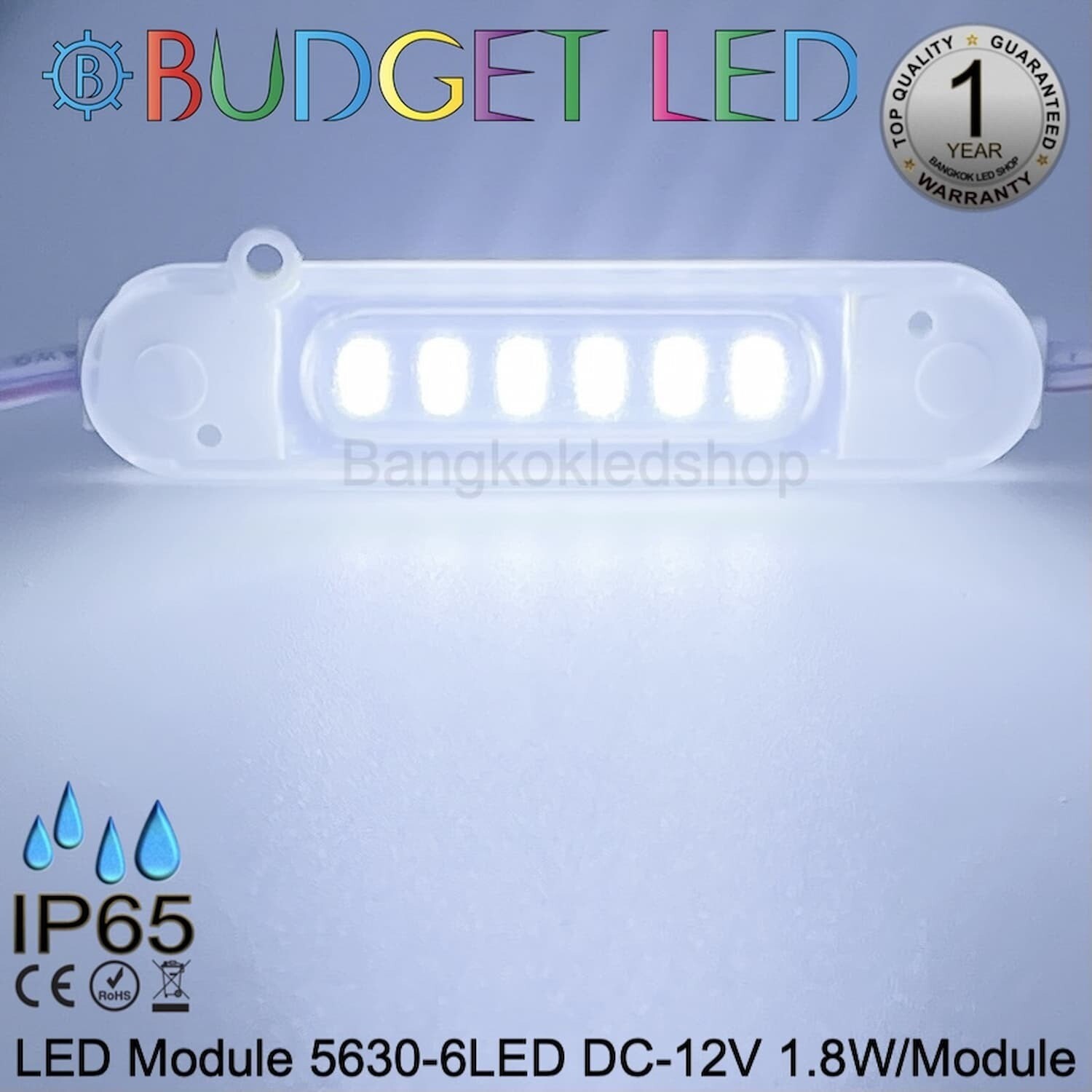 Led Module 1.8W 5630-6Led Cold White 12V