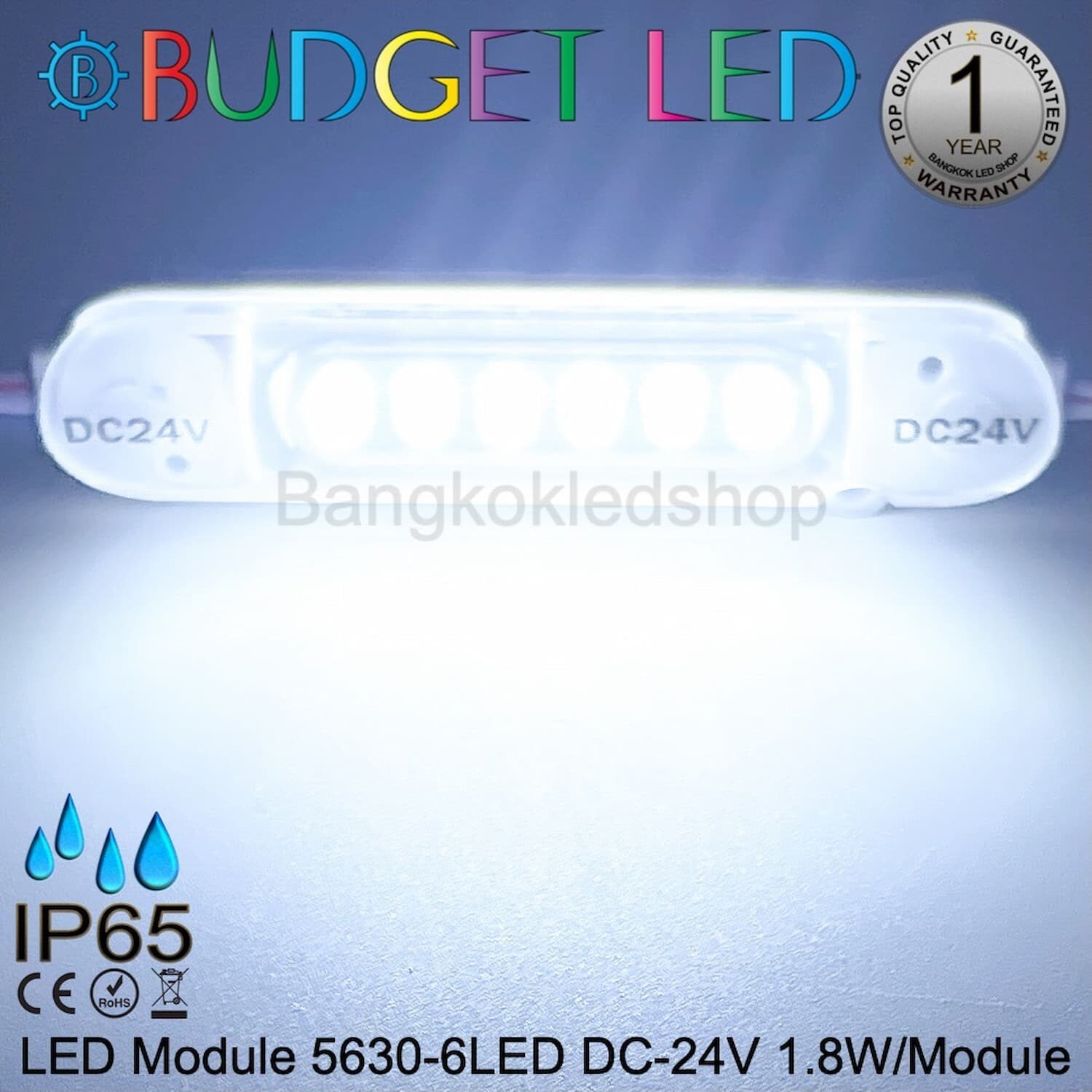 Led Module 1.8W 5630-6Led Cold white 24V