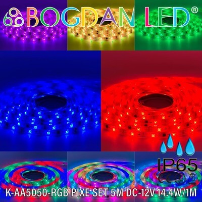 LED STRIP K-AA5050-RGB-PIXEL SET 5M DC-12V