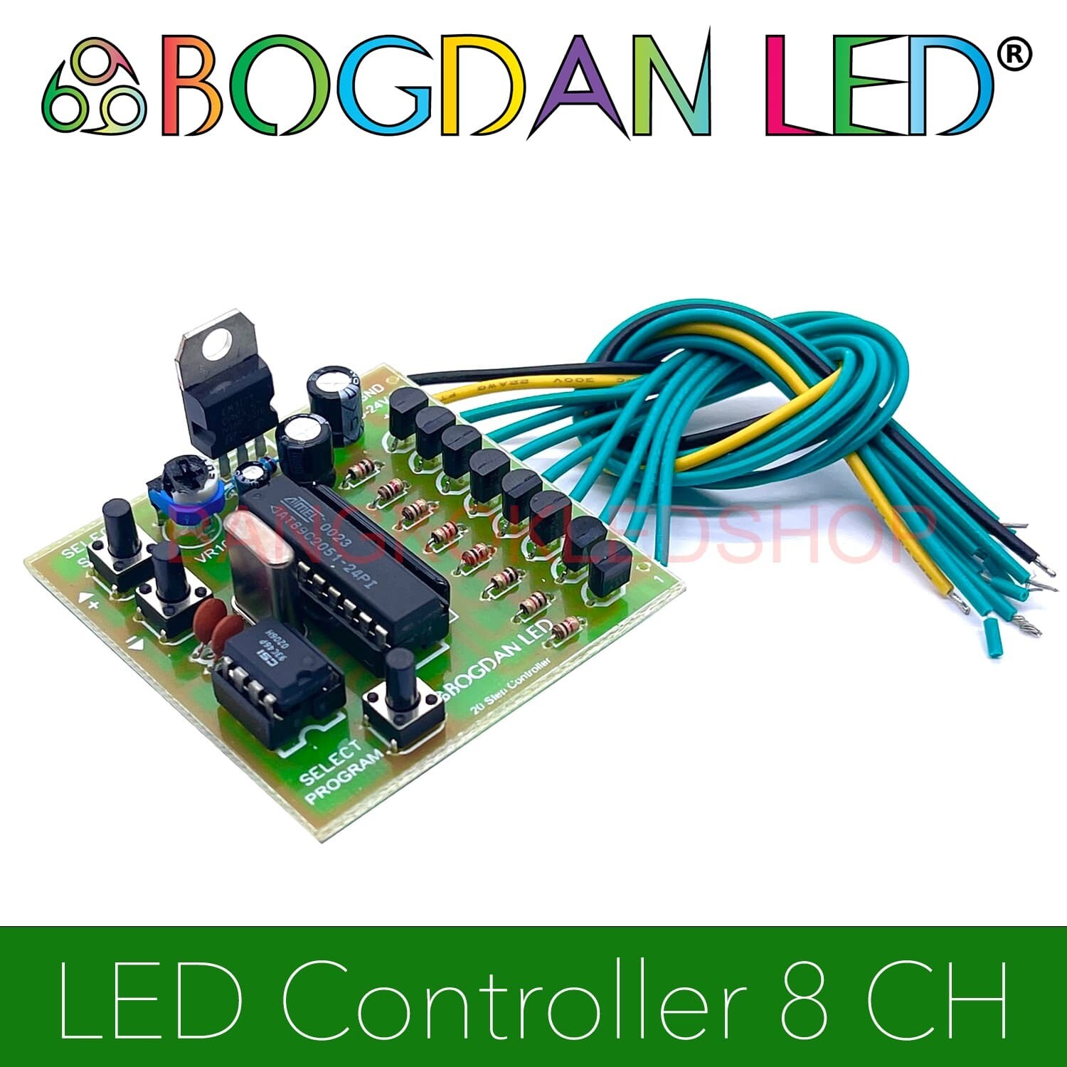 LED Controller 8CH Running Light Circuit