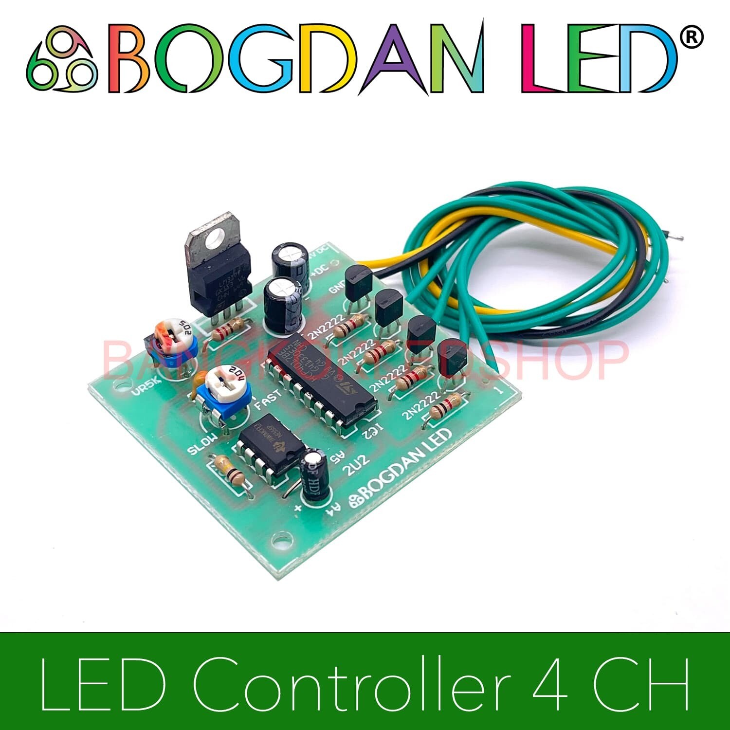LED Controller 4CH Running Light Circuit