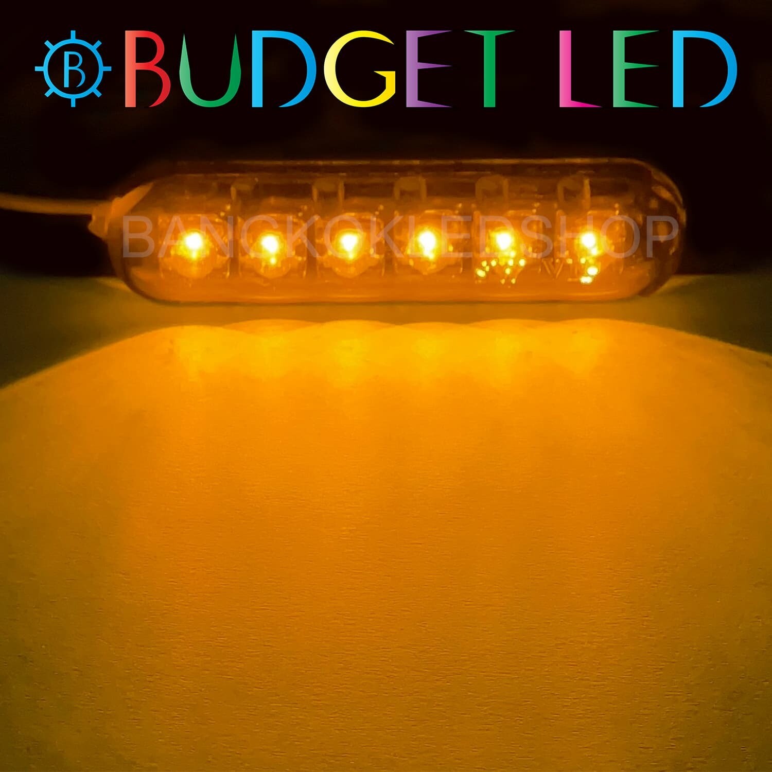 LED Capsule High Brightness 24VDC  YELLOW