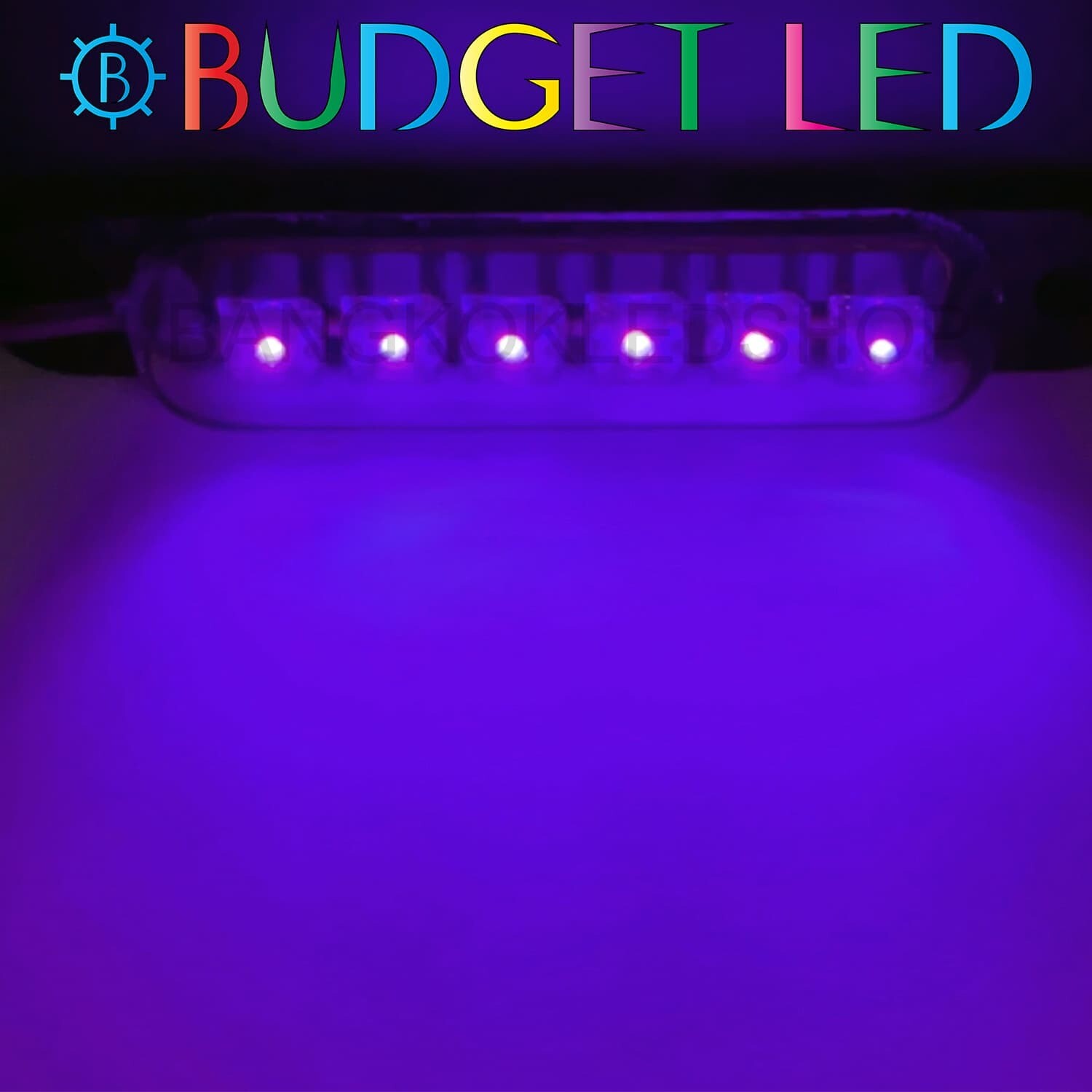 LED Capsule High Brightness 24VDC Purple