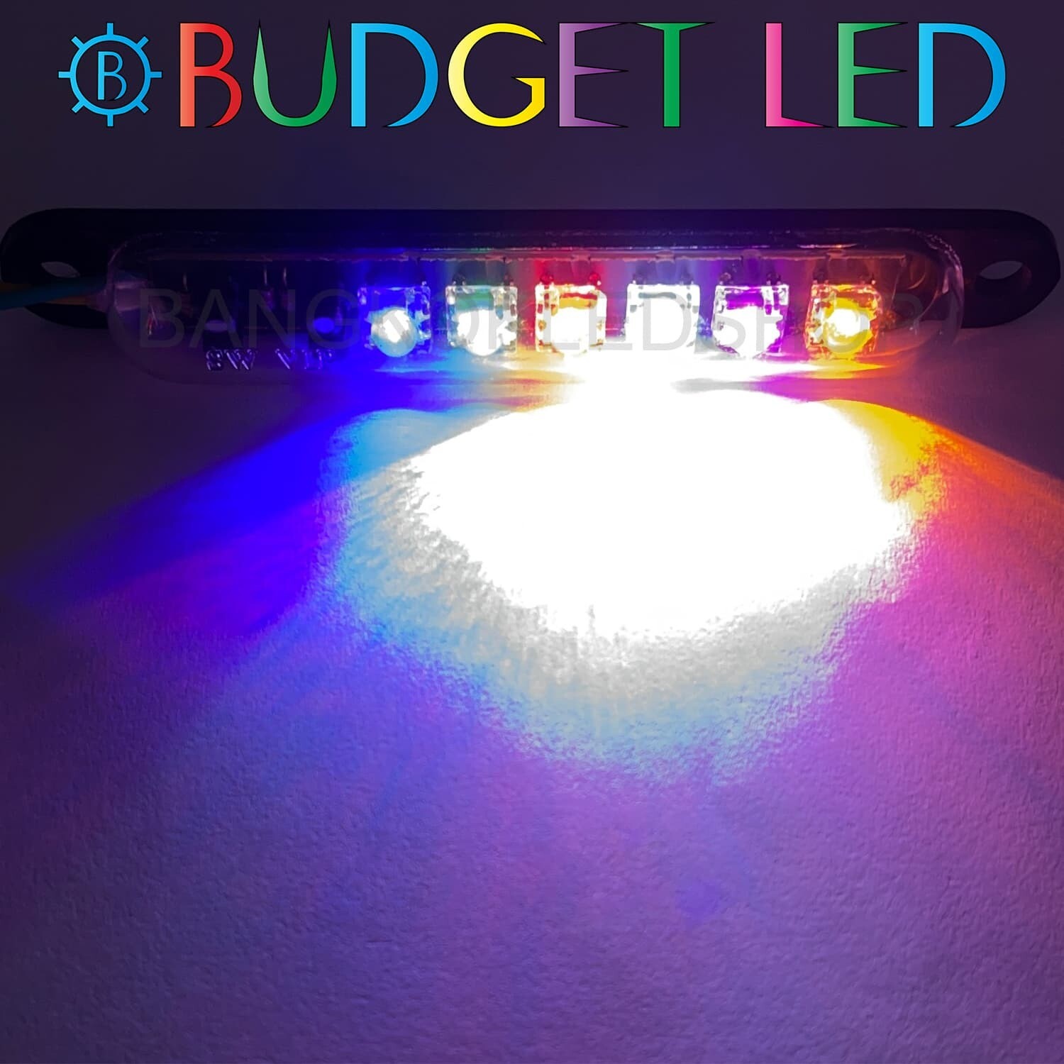 LED Capsule flashing light  12VDC MIX