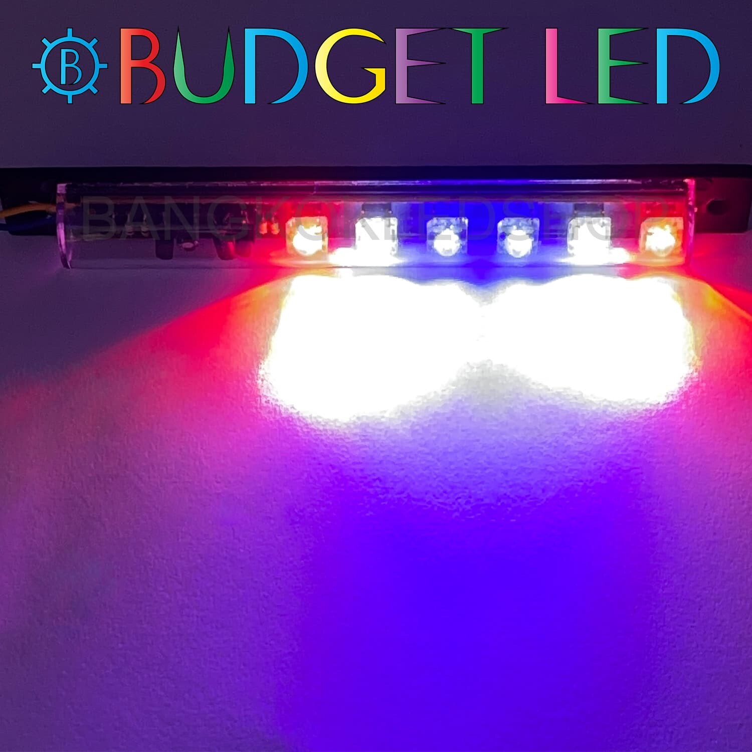 LED black key,Flashing  12V Thai flag