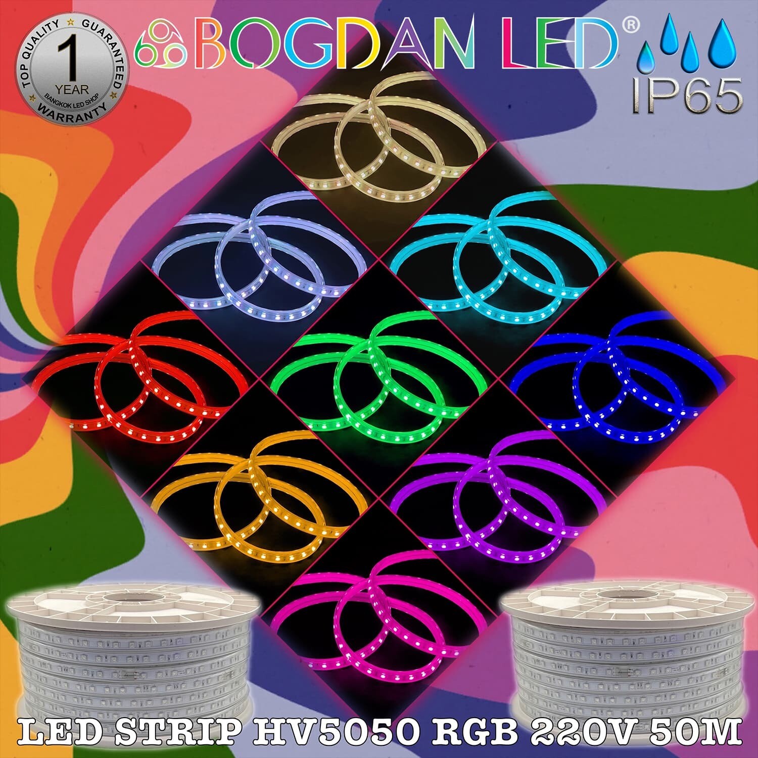 LED STRIP HV5050 RGB AC-220V BOGDAN LED LED STRIP HV5050 RGB AC-220V BOGDAN LED