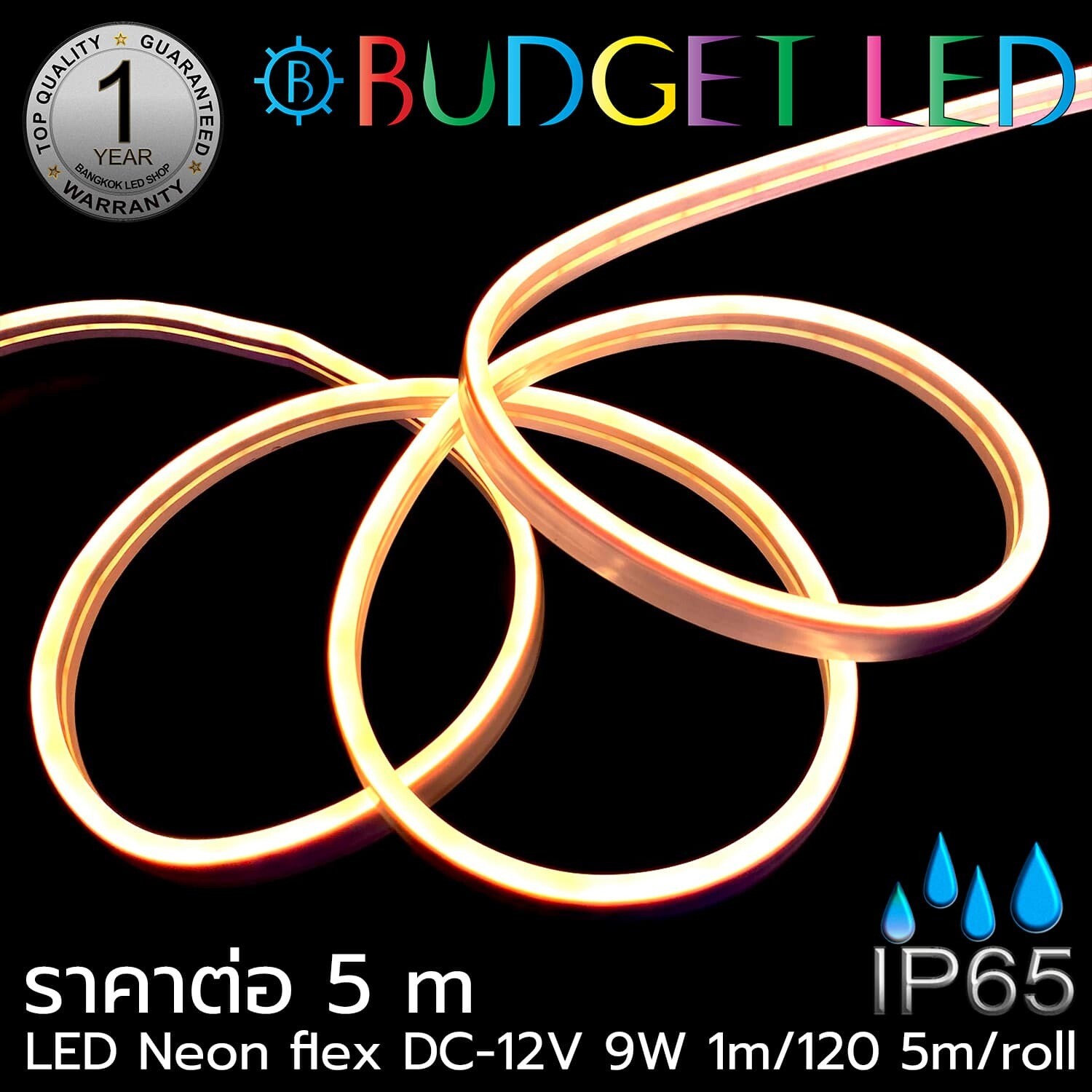 LED Neon Flex B 6x12mm 5M 12V Warm White LED Neon Flex B 6x12mm 5M 12V Warm White