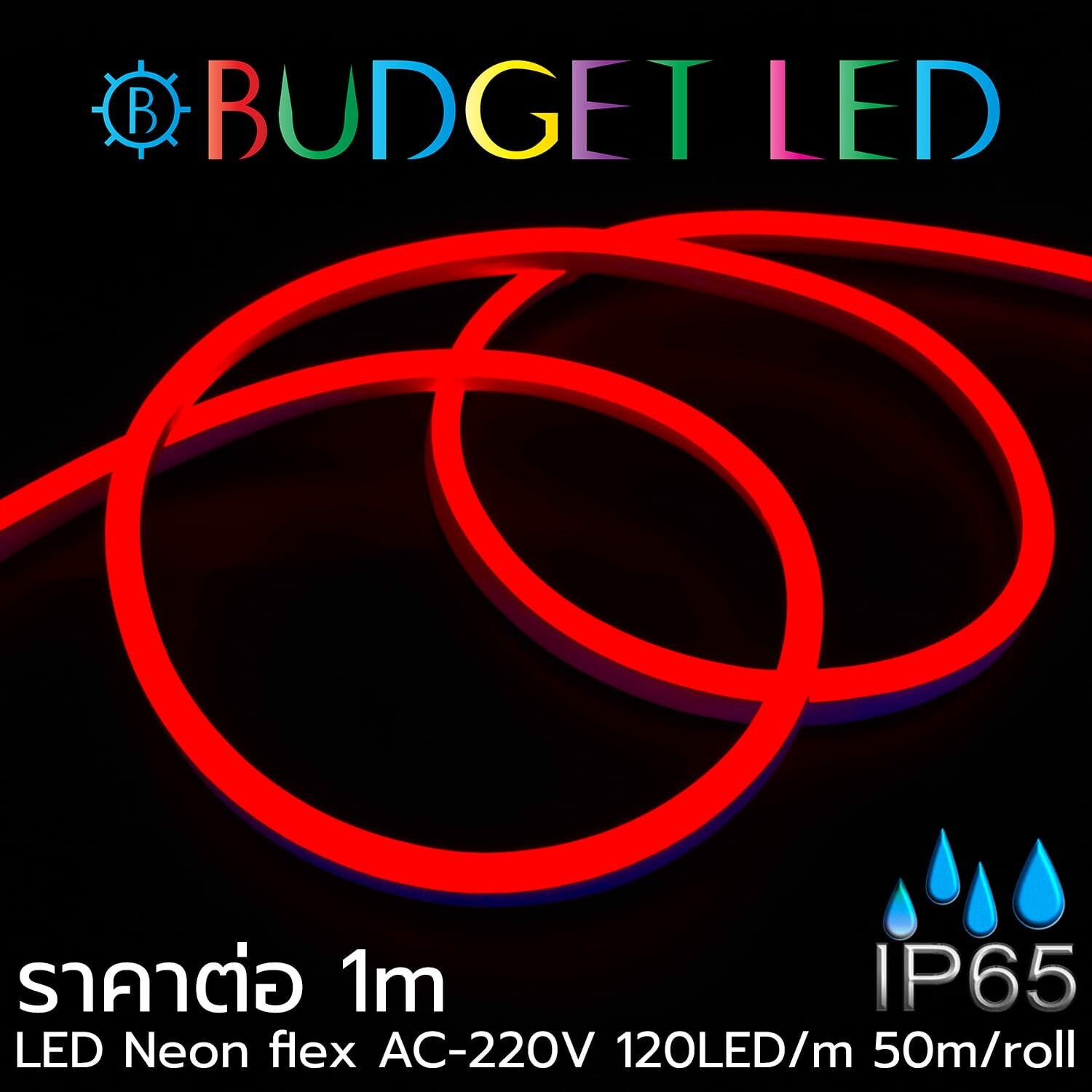 LED  Neon Flex-8x15mm Red 220VAC