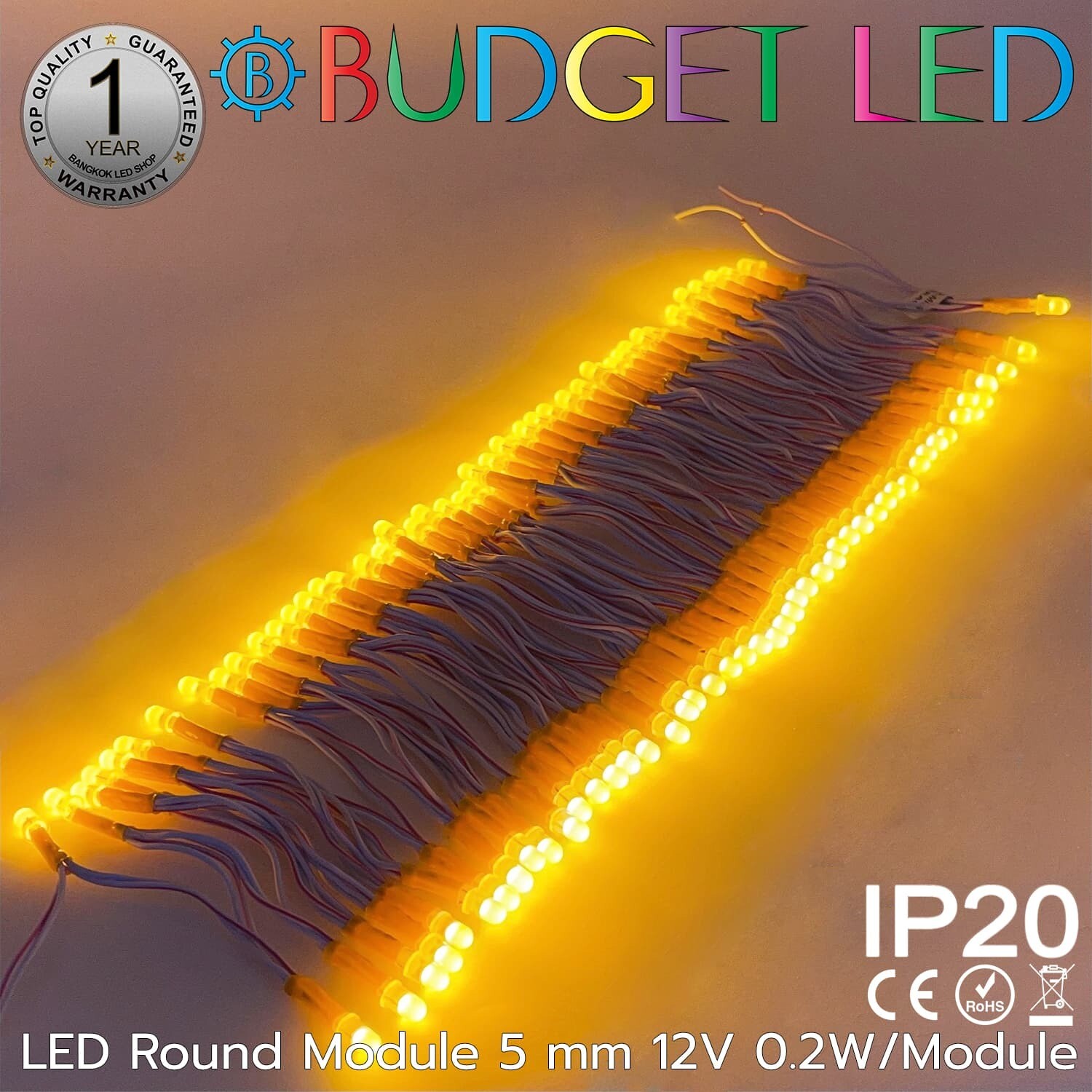 BL-F05-12V-Yellow 100pcs.