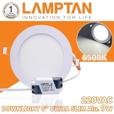 DOWNLIGHT 5” Ultra Slim Alu 9W-6500K