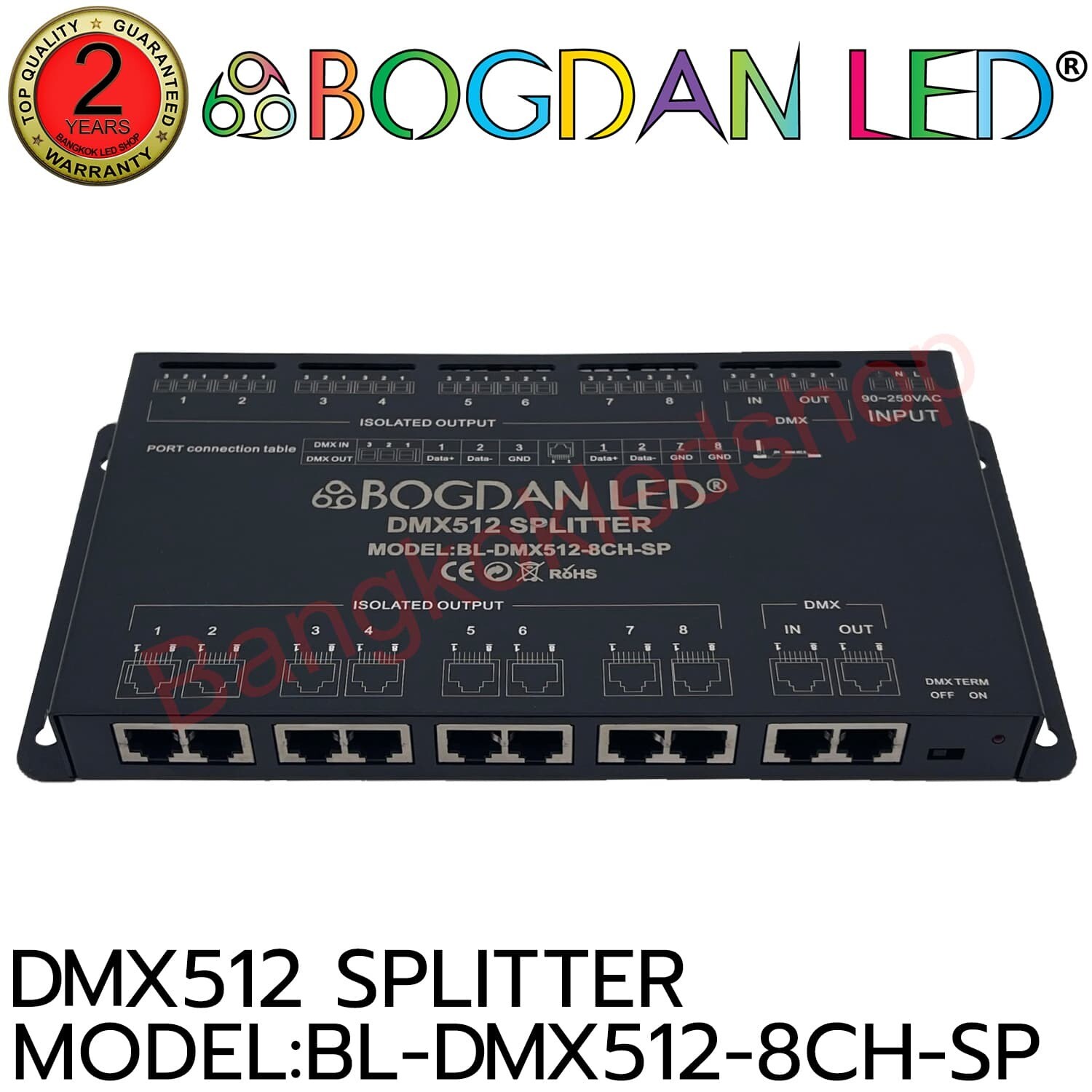 DMX512 SPLITTER BL-DMX512-8CH-SP