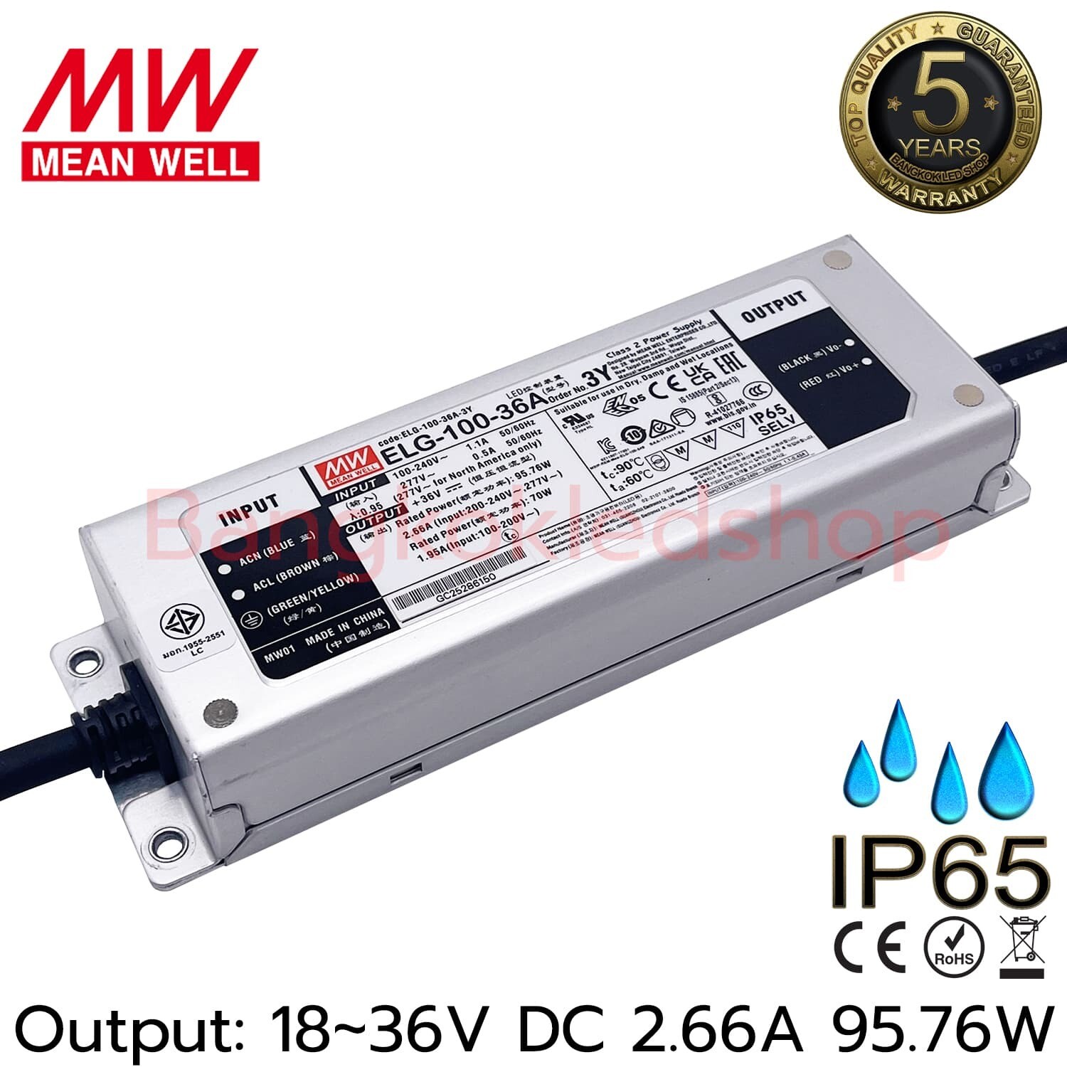LED DRIVER ELG-100-36A-3Y