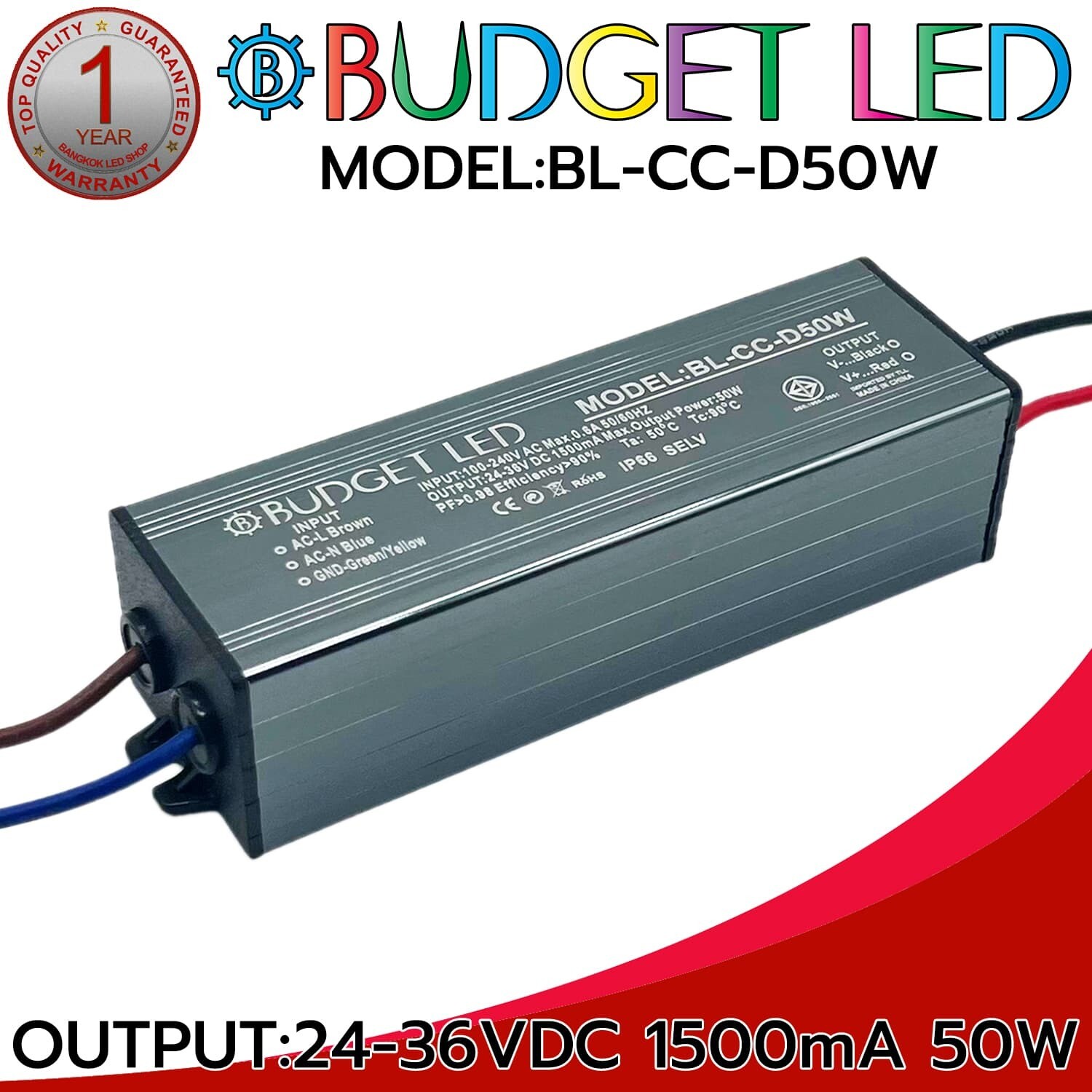 BUDGET LED DRIVER  BL-CC-D50W